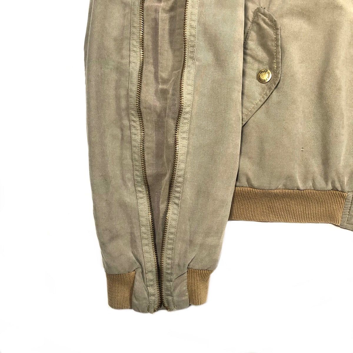 Dolce & Gabbana AW2003 Dolce & Gabbana Zip Sleeve Bomber Jacket Vintage Size US XL / EU 56 / 4 - 6 Thumbnail