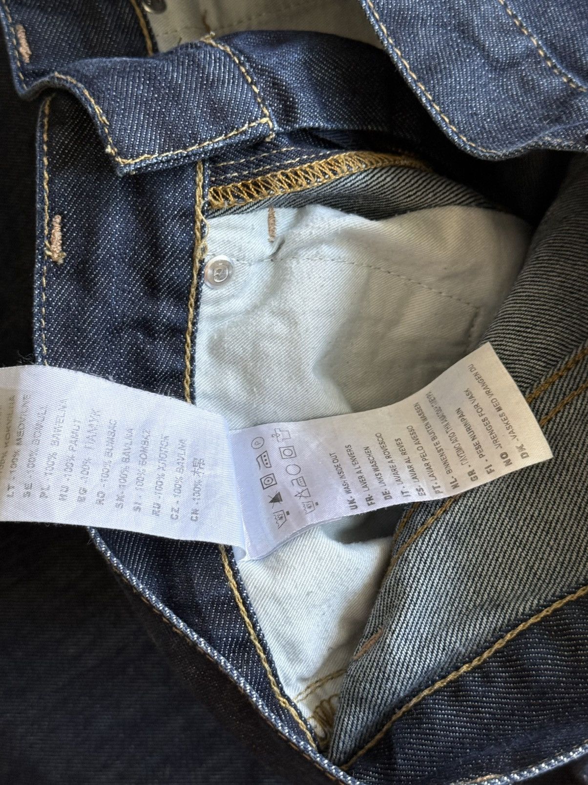 Carhartt Wip Carhartt Vicious indigo raw Denim pant jeans Size US 30 / EU 46 - 6 Thumbnail