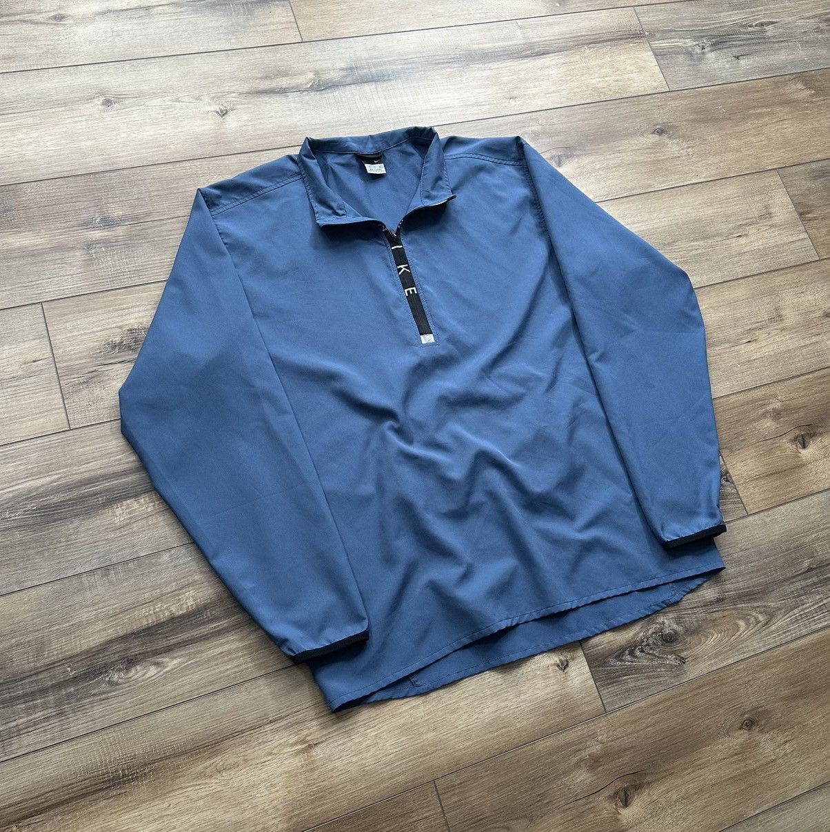 Nike Vintage 2000s Nike Blue Quarter Zip Pullover Size US XL / EU 56 / 4 - 2 Thumbnail