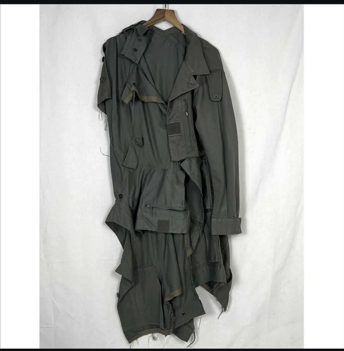 Yohji Yamamoto Yohji Yamamoto Y'S RED LABEL Deconstructed Military Coat Size US M / EU 48-50 / 2 - 3 Thumbnail