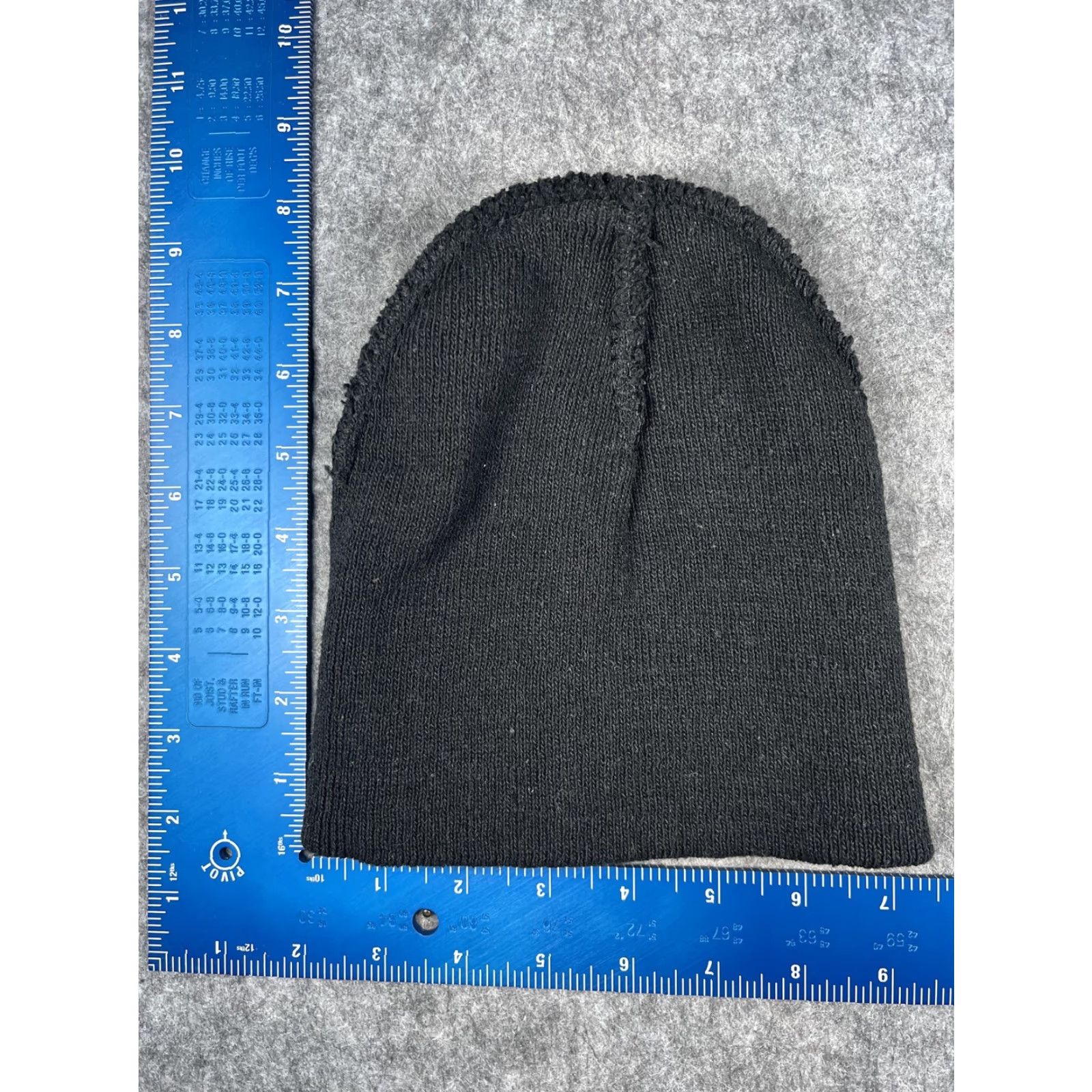 Vintage Medecins Sans Frontieres Beanie Mens One Size Black Knit Winter Warm Logo Size ONE SIZE - 6 Thumbnail