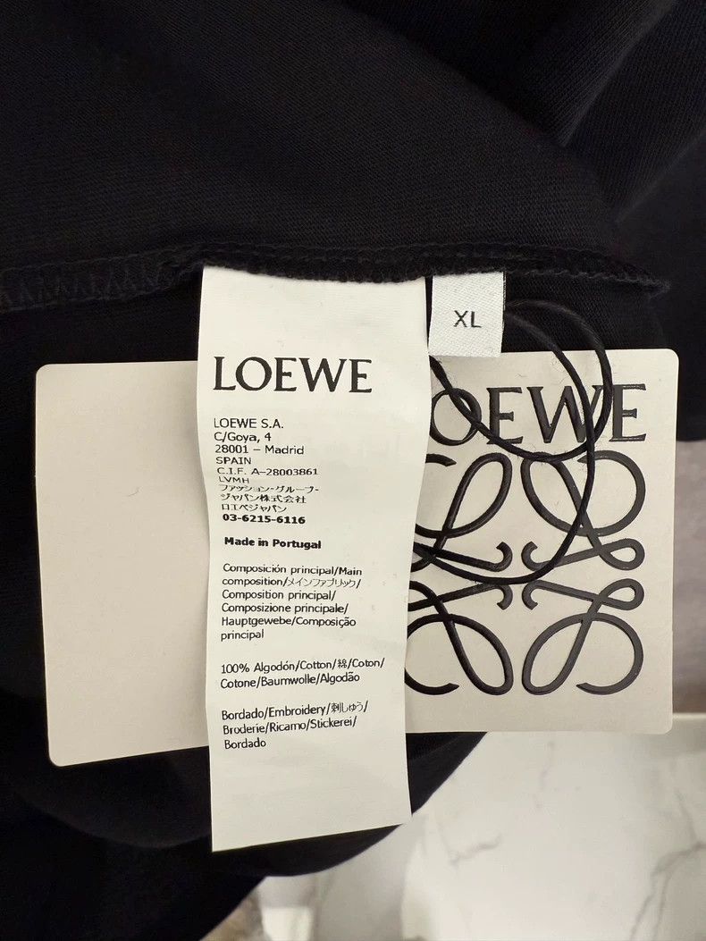 Loewe LOEWE Embroidered logo short sleeves Size XL / US 12-14 / IT 48-50 - 4 Thumbnail