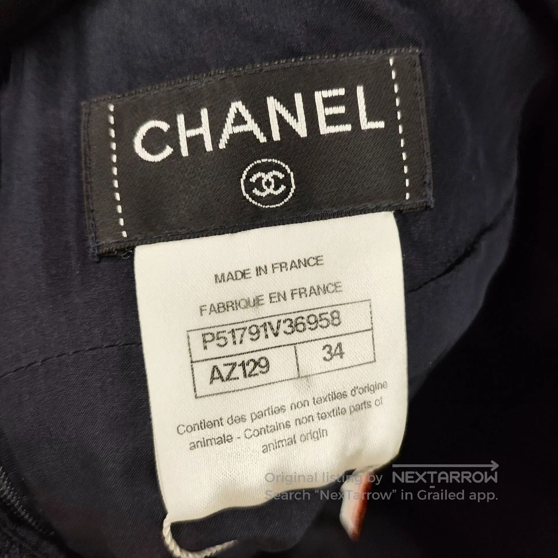 Chanel Chanel Salzburg Black Wool Skirt Size 34. Size 33" - 4 Thumbnail