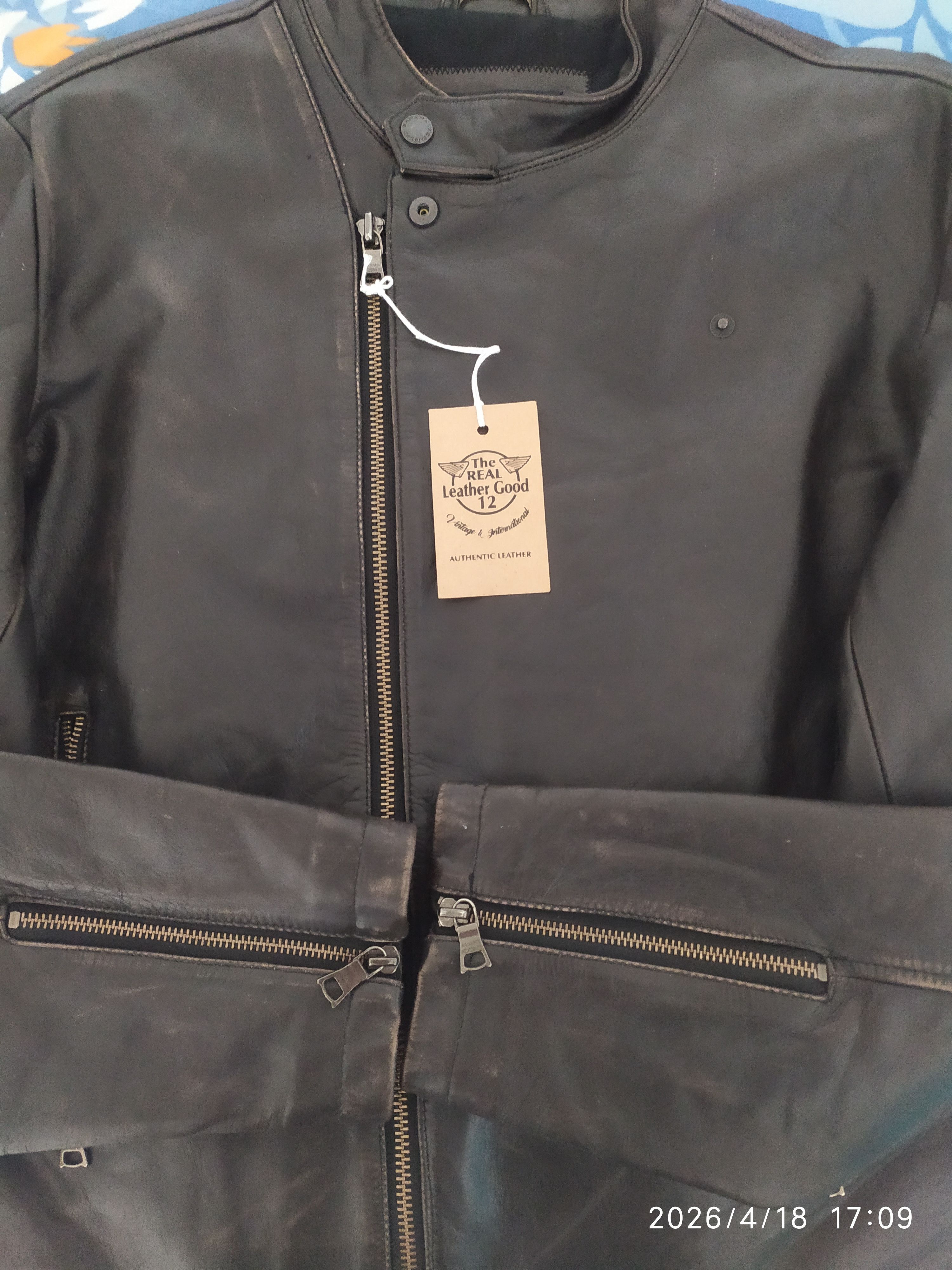 Banana Republic BANANA REPUBLIC LEATHER CAFECTO JACKET Size US L / EU 52-54 / 3 - 12 Thumbnail