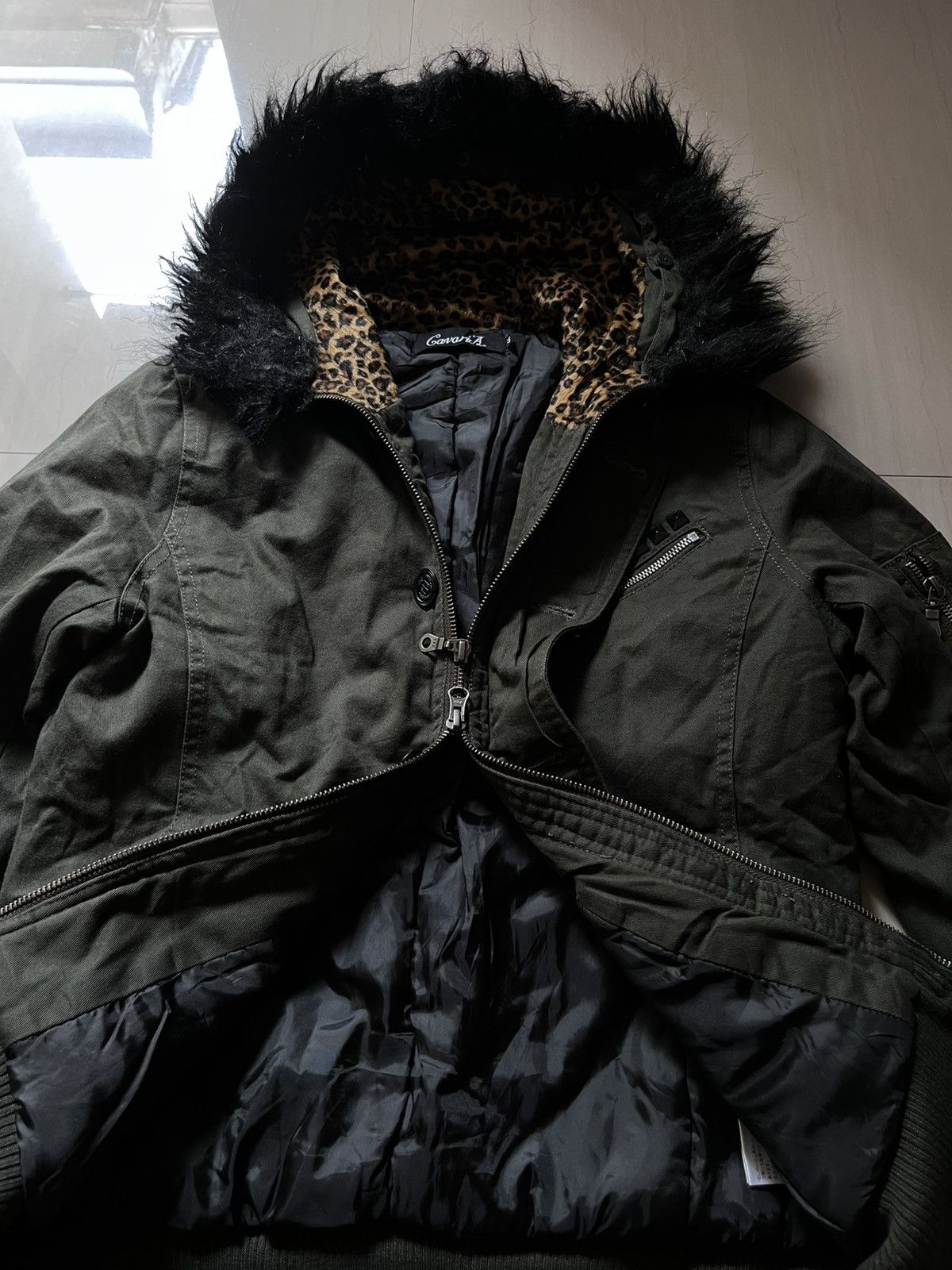 Japanese Brand Cavaria Fur Hoodie Studded IfSixwarnine Style Size US L / EU 52-54 / 3 - 4 Thumbnail