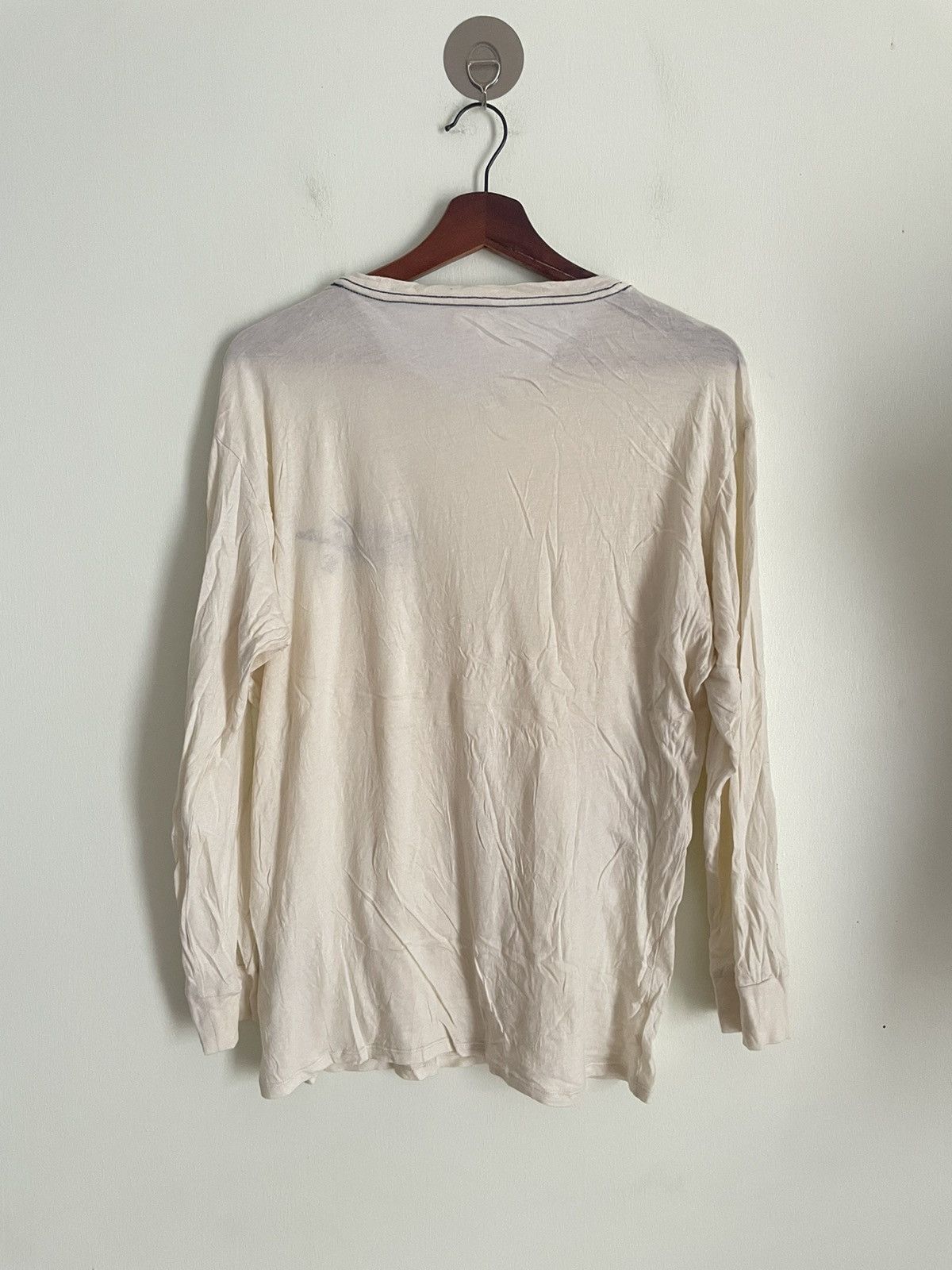 Diesel Diesel White Long Sleeves Tshirt Size US L / EU 52-54 / 3 - 2 Thumbnail