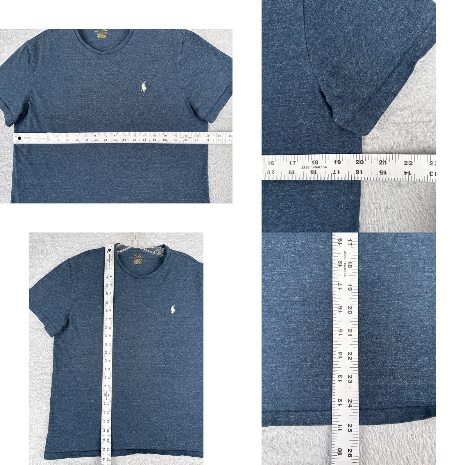 Ralph Lauren Polo Ralph Lauren Shirt Adult Medium Blue Cotton Jersey Crew Neck Short Sleeve Mens Size US M / EU 48-50 / 2 - 8 Thumbnail