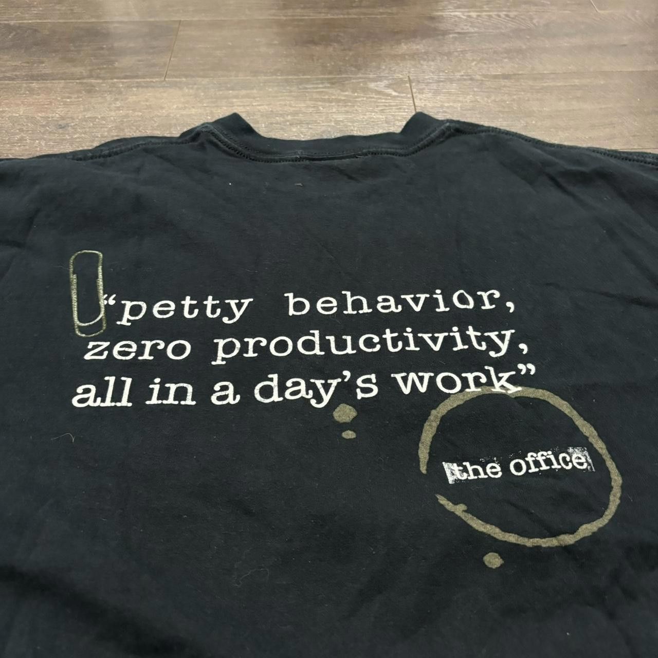 Designer Vintage the office petty behaviour zero productivity t shirt Size US XXL / EU 58 / 5 - 4 Thumbnail