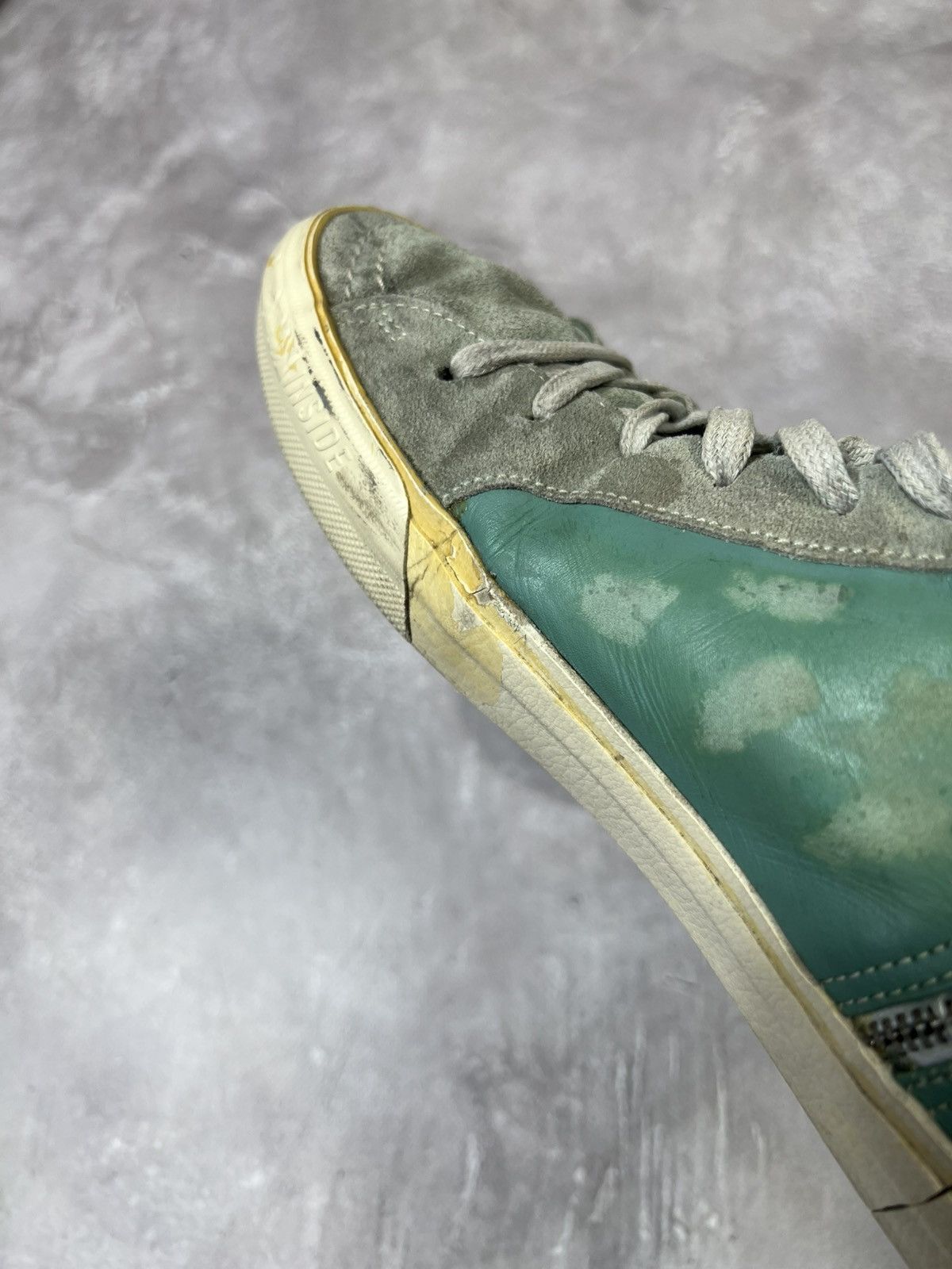 Golden Goose × Vintage Vintage Golden Goose Slide Distressed Sneakers Size US 8 / EU 41 - 17 Thumbnail