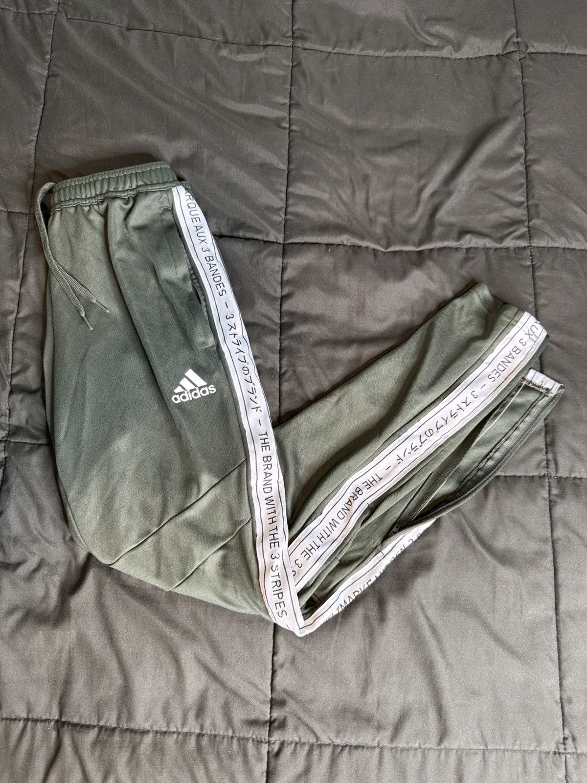 Adidas Adidas Tiro 19 Training Pants “Olive Green/White” Size US 30 / EU 46 - 1 Thumbnail