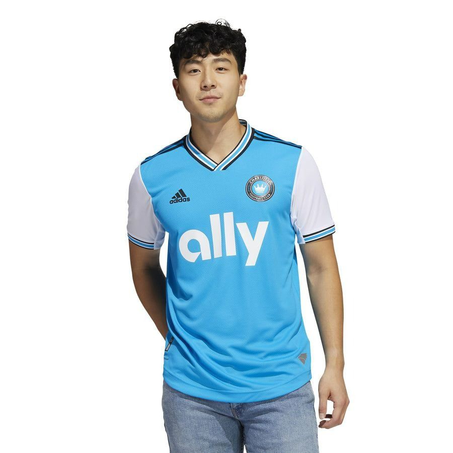 Adidas Adidas Charlotte FC 2022-23 Small Jersey Home Blue White | Grailed