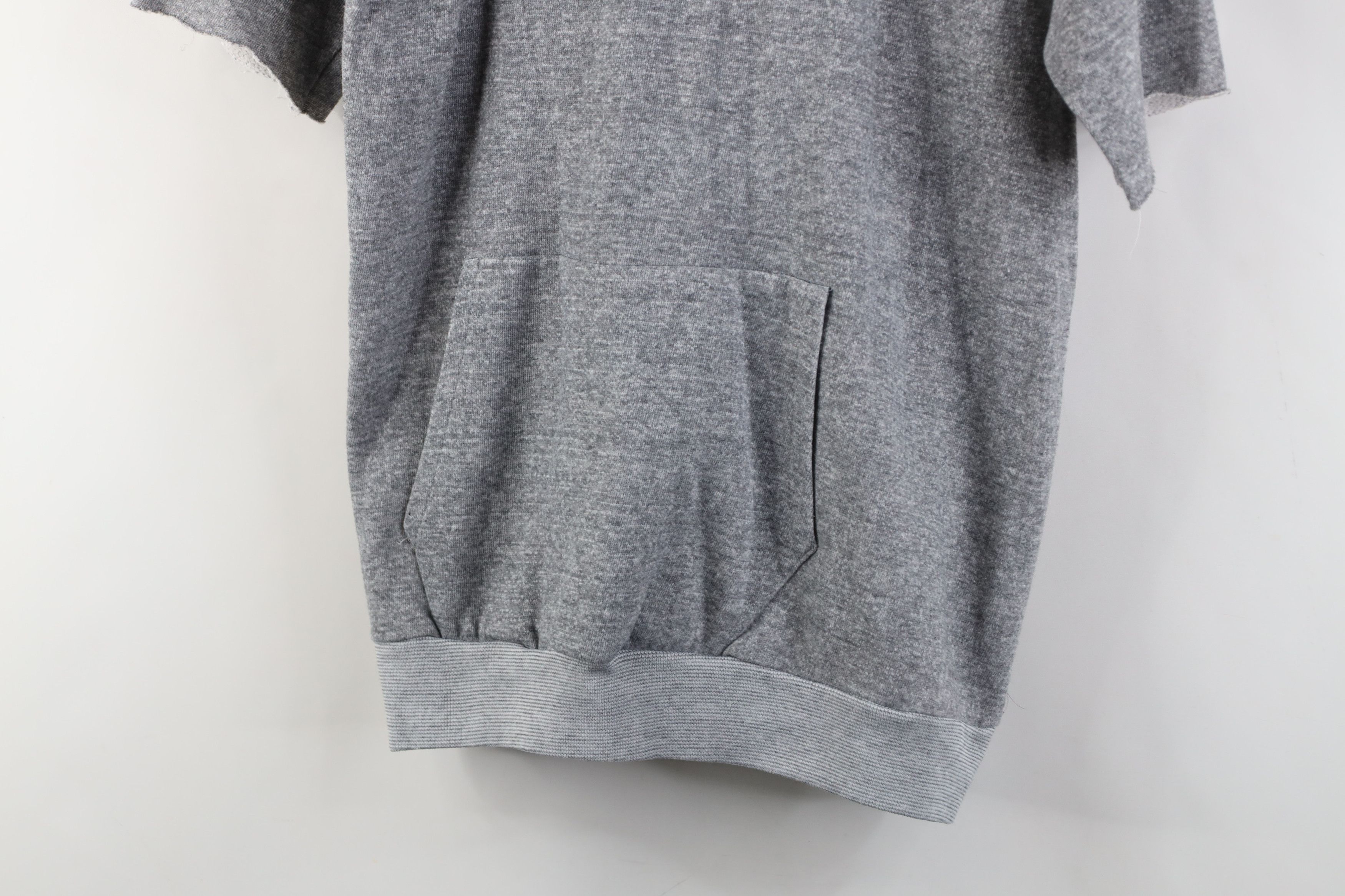 Vintage Vintage 60s 70s Collared Short Sleeve Sweatshirt Gray USA Size US S / EU 44-46 / 1 - 3 Thumbnail