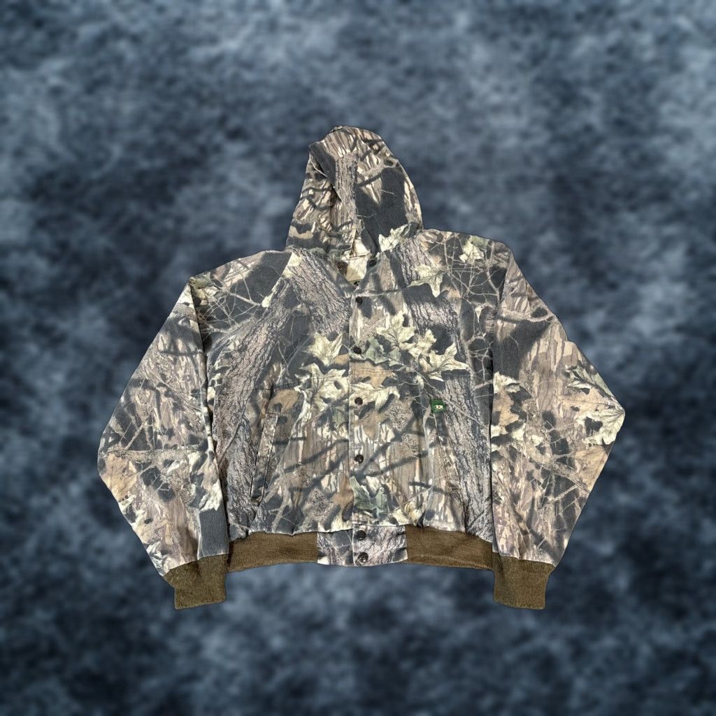 Vintage VINTAGE Mossy Oak Camo Hoodie Mens 2XL Brown Grunge 90s Size US XXL / EU 58 / 5 - 1 Thumbnail