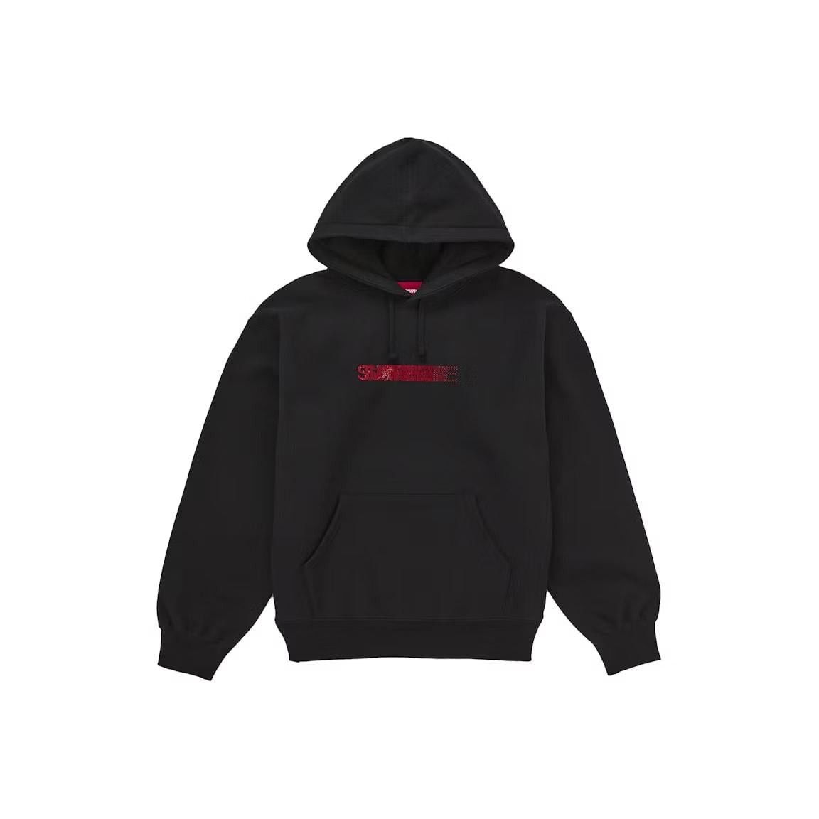 Supreme Swarovski Motion Logo Hooded Sweatshirt Black Size US L / EU 52-54 / 3 - 1 Preview
