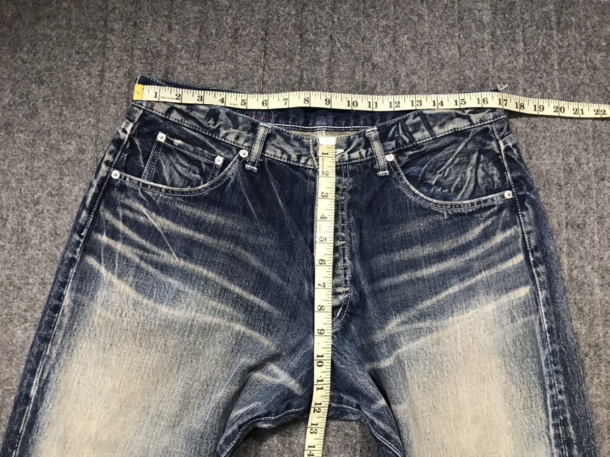 Japanese Brand Vtg Swagger Light Wash The Back Side Logo Money Jeans Size US 34 / EU 50 - 20 Thumbnail