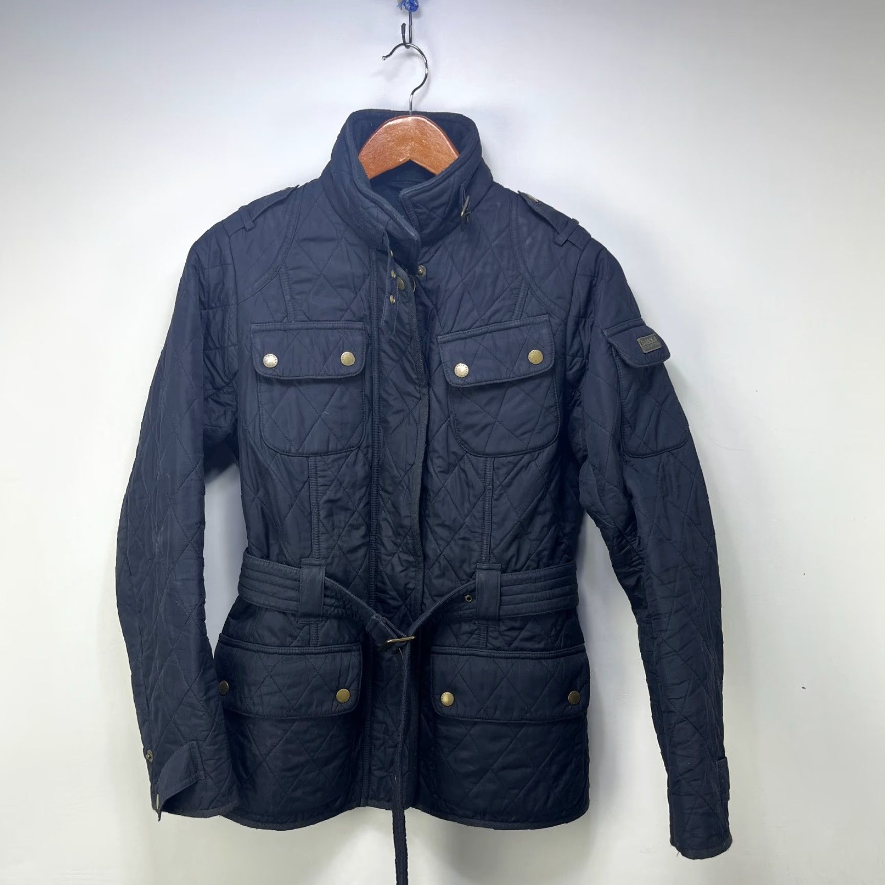 Barbour Barbour Jacket Polaquilt Barbour Bedale Quilted Women's Size 12 Black Size XL / US 12-14 / IT 48-50 - 2 Thumbnail