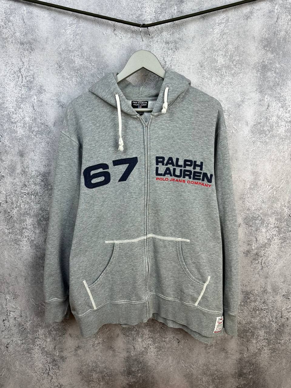 Ralph Lauren Ralph Lauren Fleece Y2K Vintage #67 Full Zip Hoodie Patch Size US XL / EU 56 / 4 - 1 Thumbnail