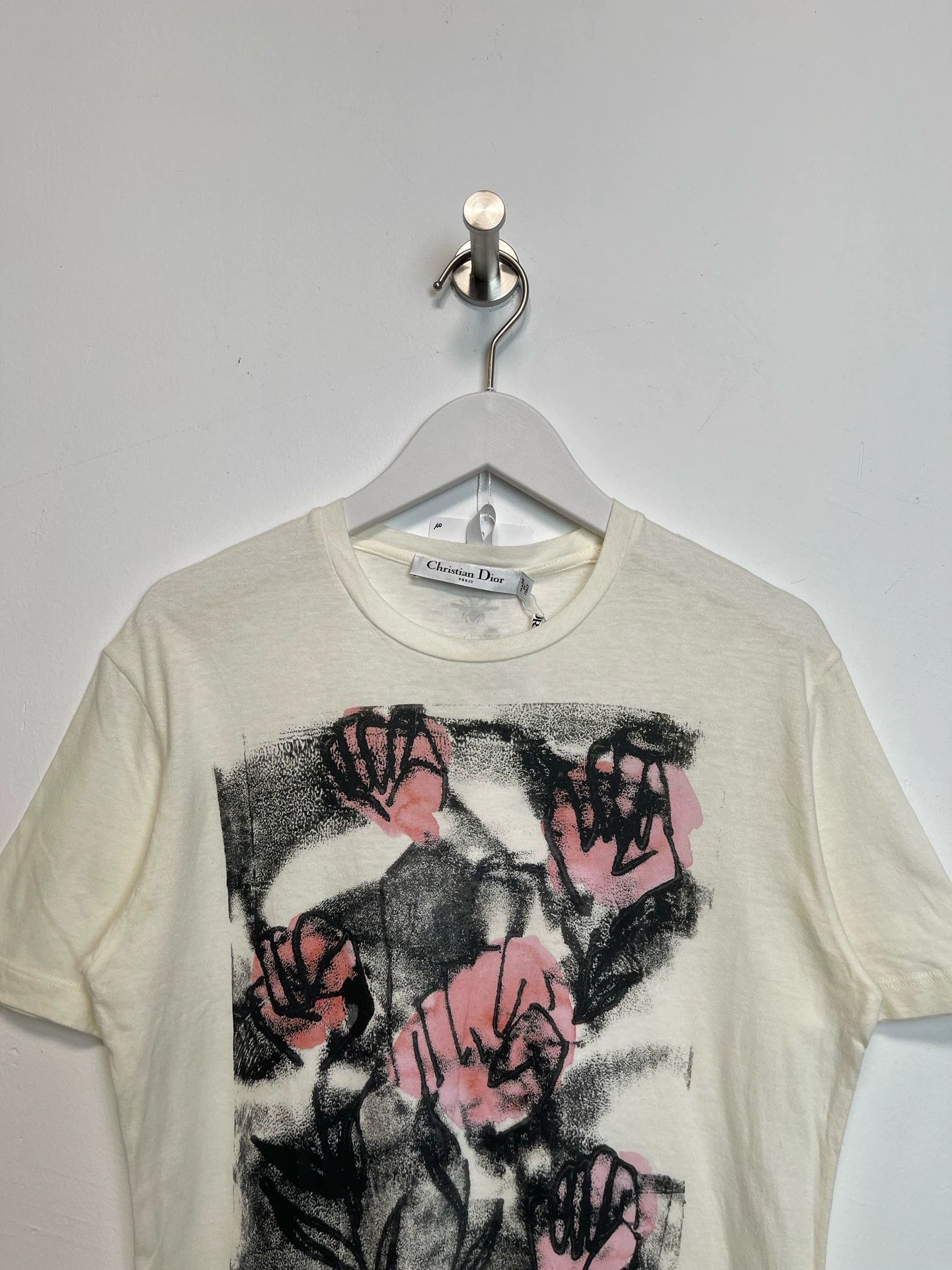 Dior Dior Rose Short Sleeve T-Shirt Women's XS New Size XS / US 0-2 / IT 36-38 - 3 Thumbnail