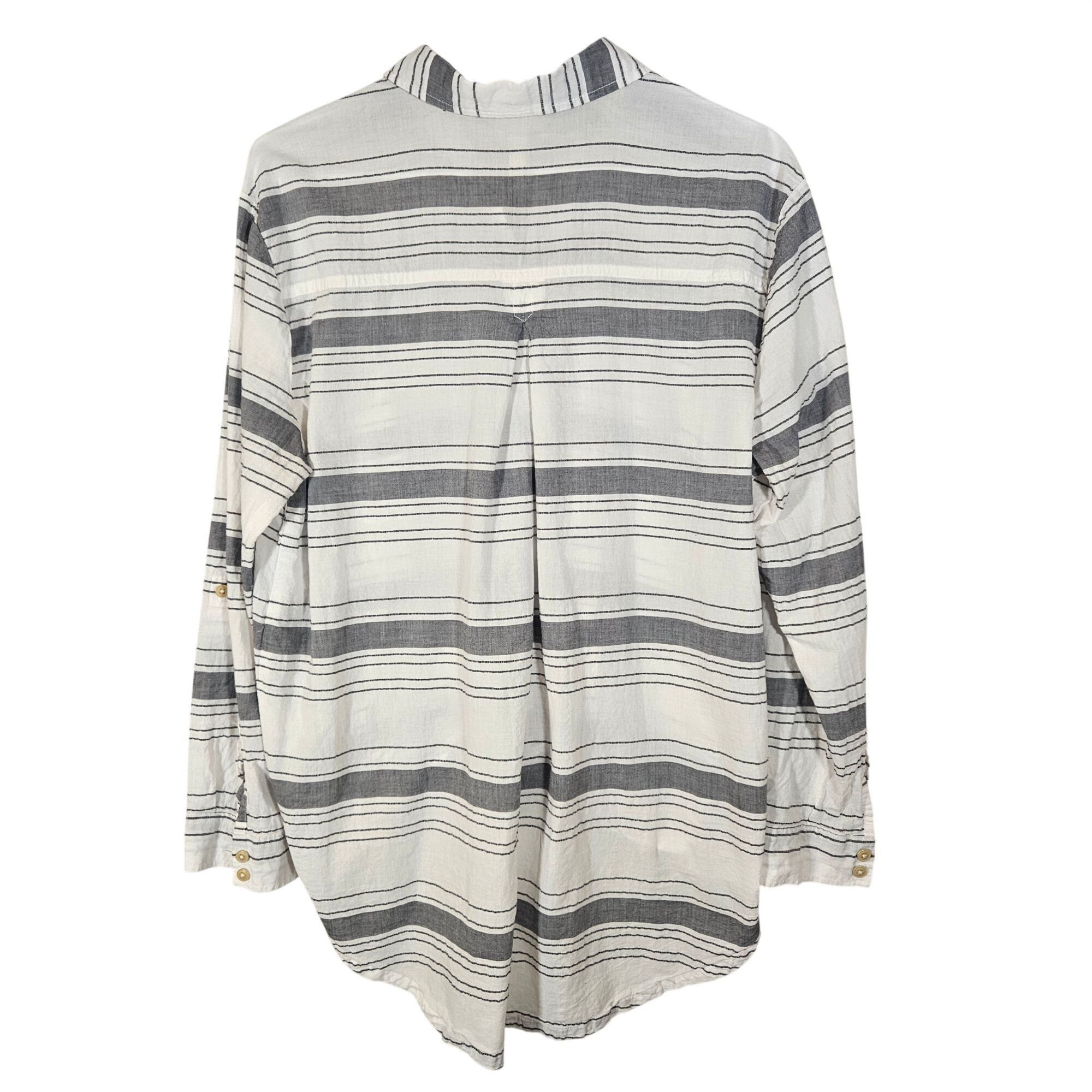 Other Matilda Jane Joanna Gaines Button Down L Stripe Cotton Quiet Size L / US 10 / IT 46 - 8 Thumbnail