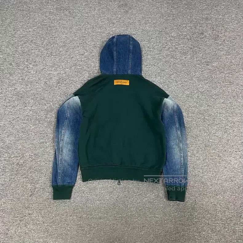 Louis Vuitton Louis Vuitton Denim paneled hooded jacket Size US XS / EU 42 / 0 - 2 Thumbnail