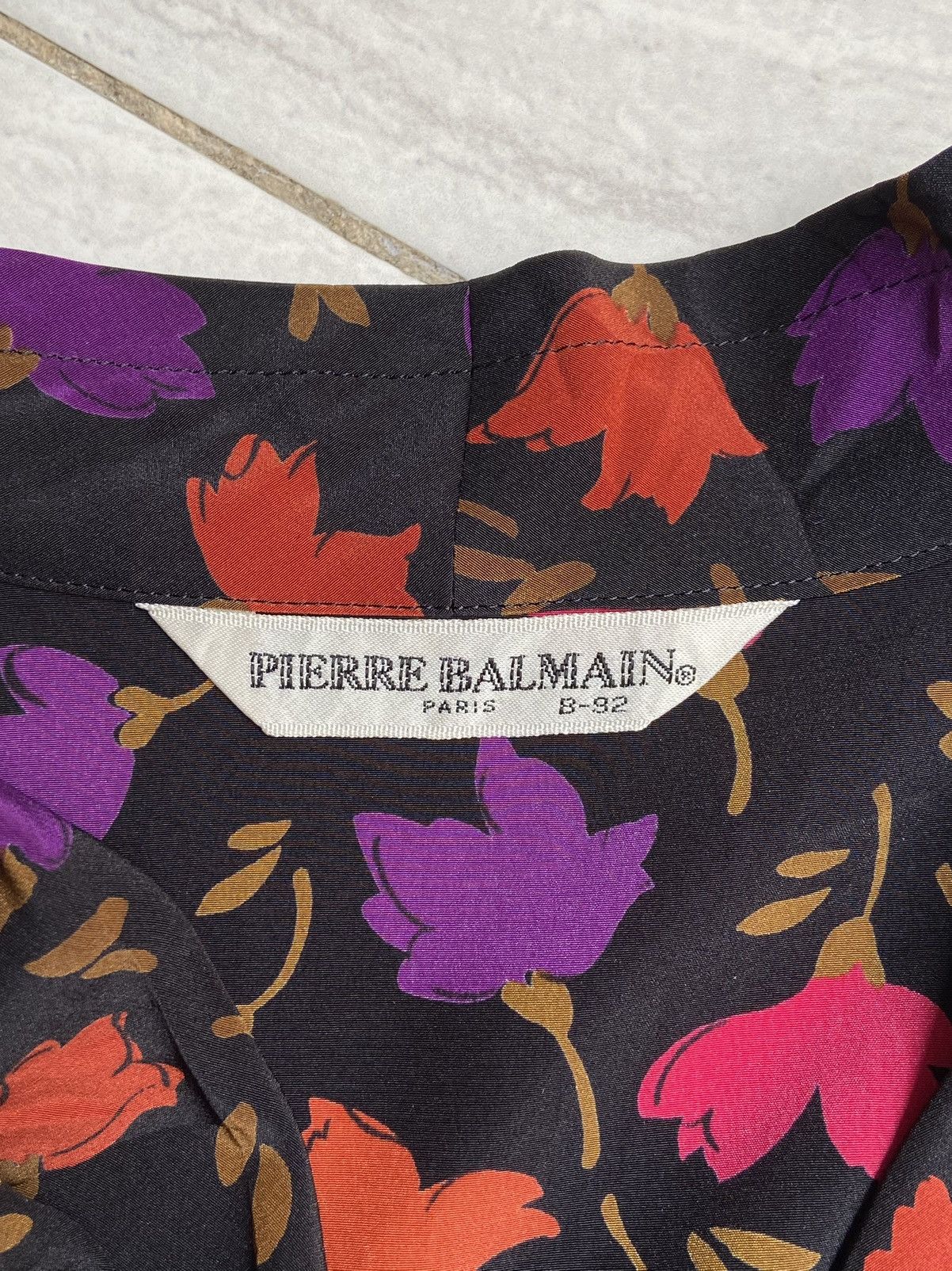 Pierre Balmain PIERRE BALMAIN Flower Motive Blouse Size M / US 6-8 / IT 42-44 - 10 Thumbnail