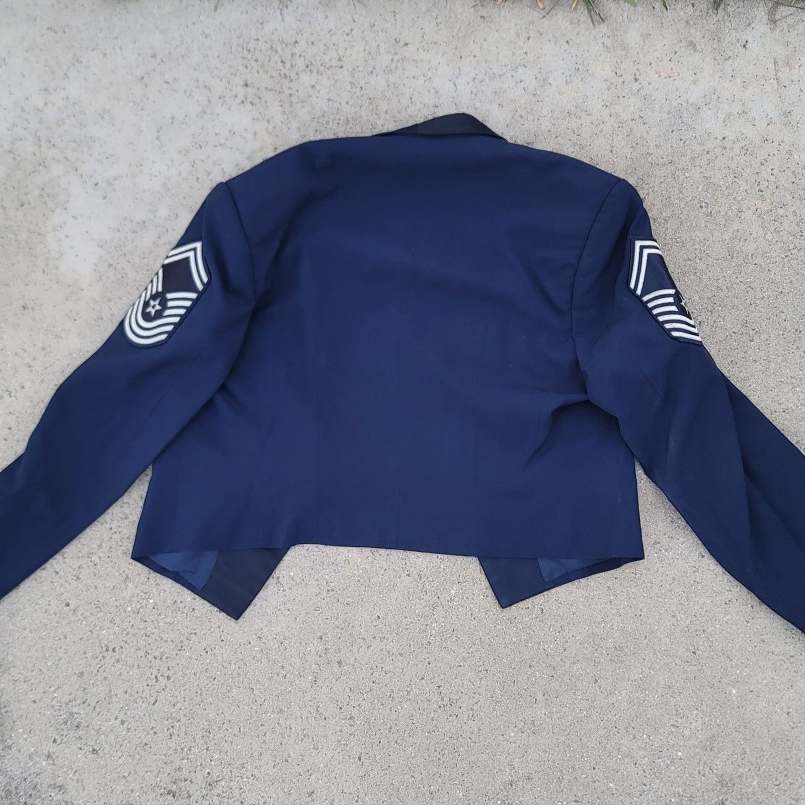 Other Vtg 1980s US Air Force Chief Master Sergeant Military Jacket Size US L / EU 52-54 / 3 - 2 Thumbnail