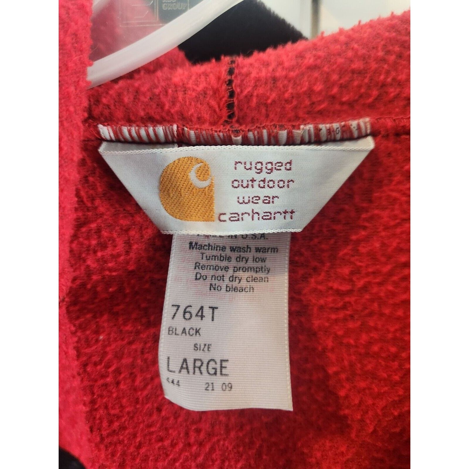 Carhartt Vintage Made in USA Carhartt velour jacket men's large Size US L / EU 52-54 / 3 - 3 Thumbnail