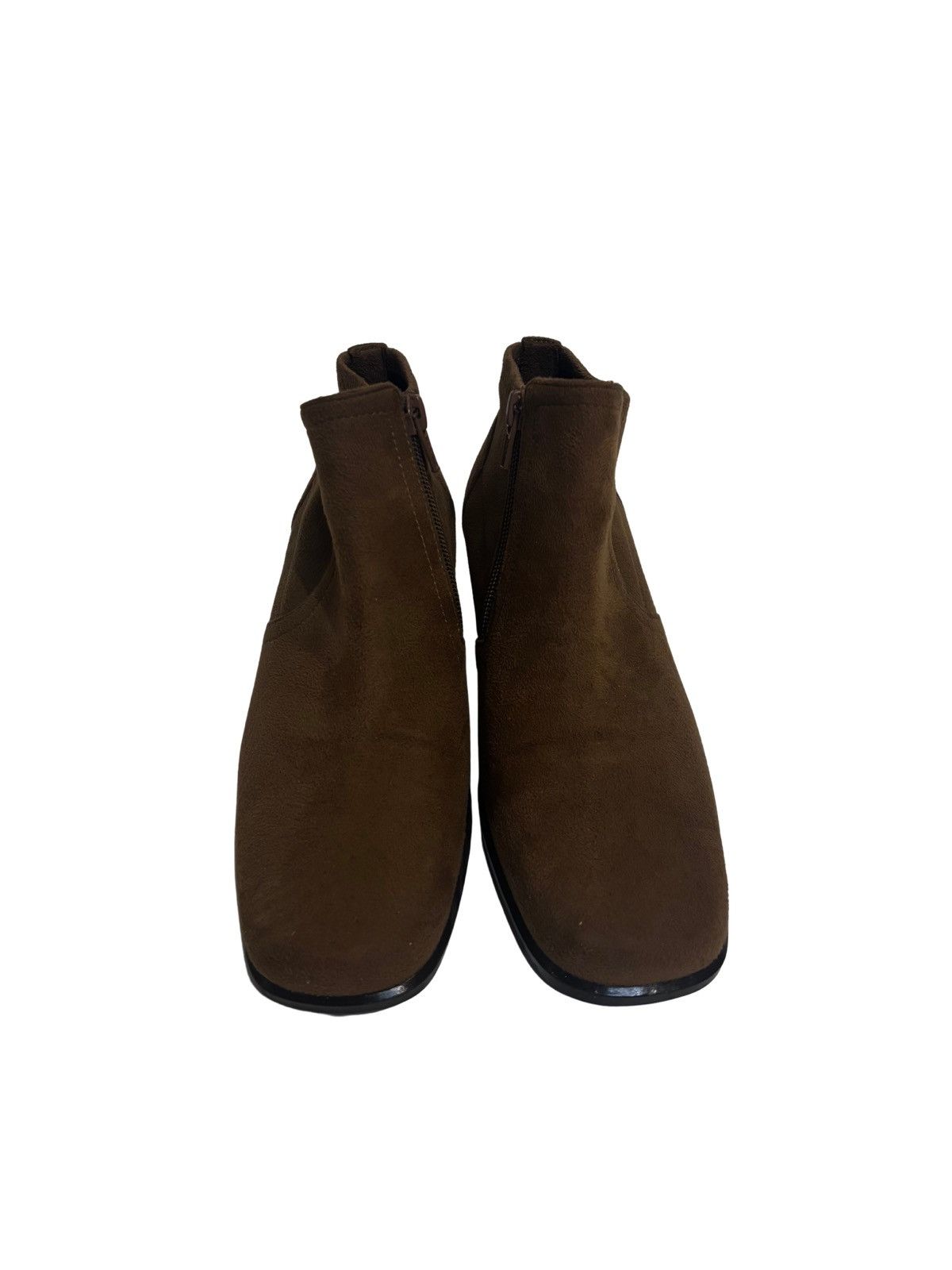 Liz Claiborne Beige suede ankle Boots.wf7011 Size US 6.5 / IT 36.5 - 5 Thumbnail