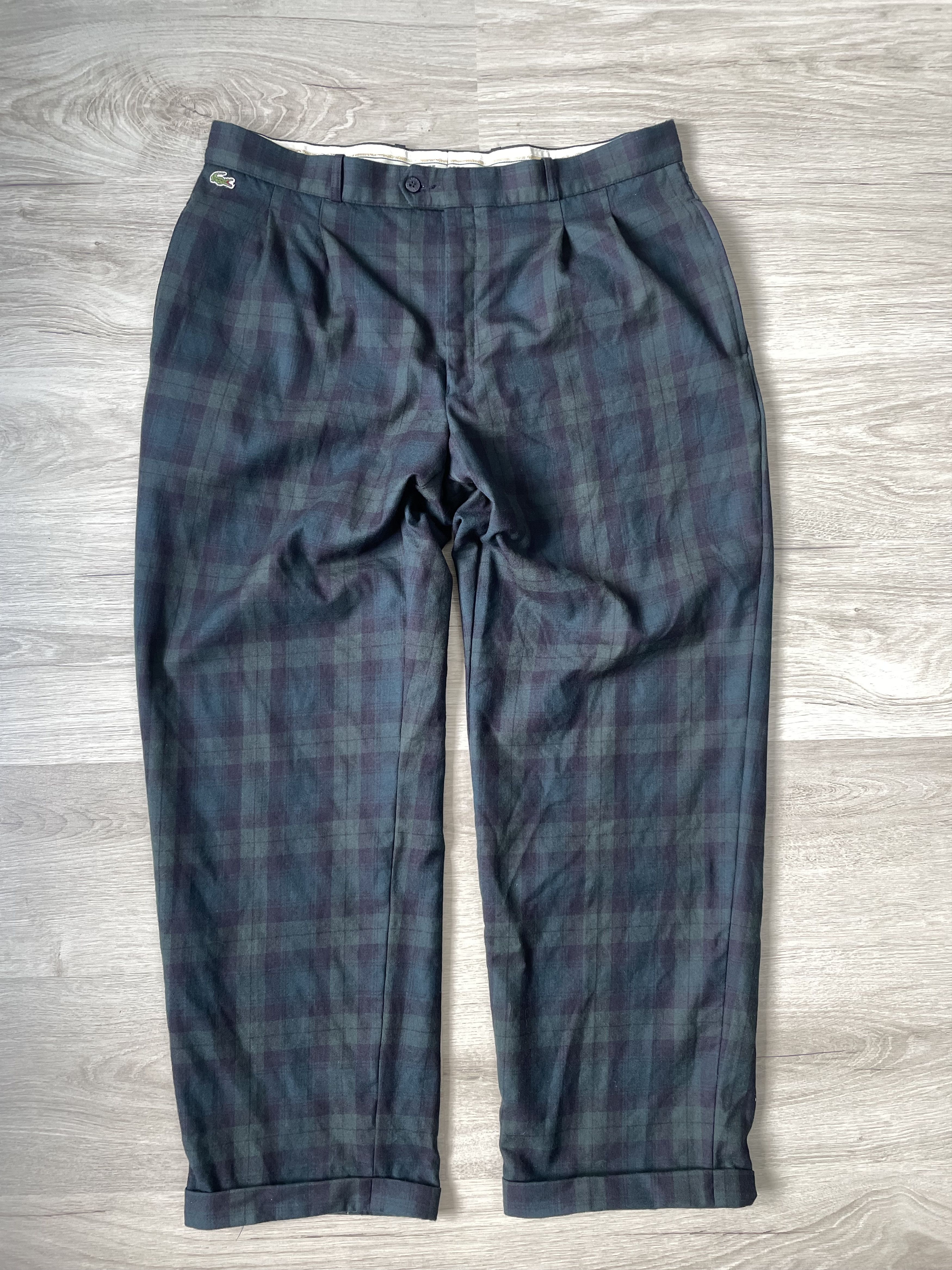 Lacoste × Vintage MENS CASUAL RARE CLASSIC PANTS LACOSTE Size US 36 / EU 52 - 5 Thumbnail