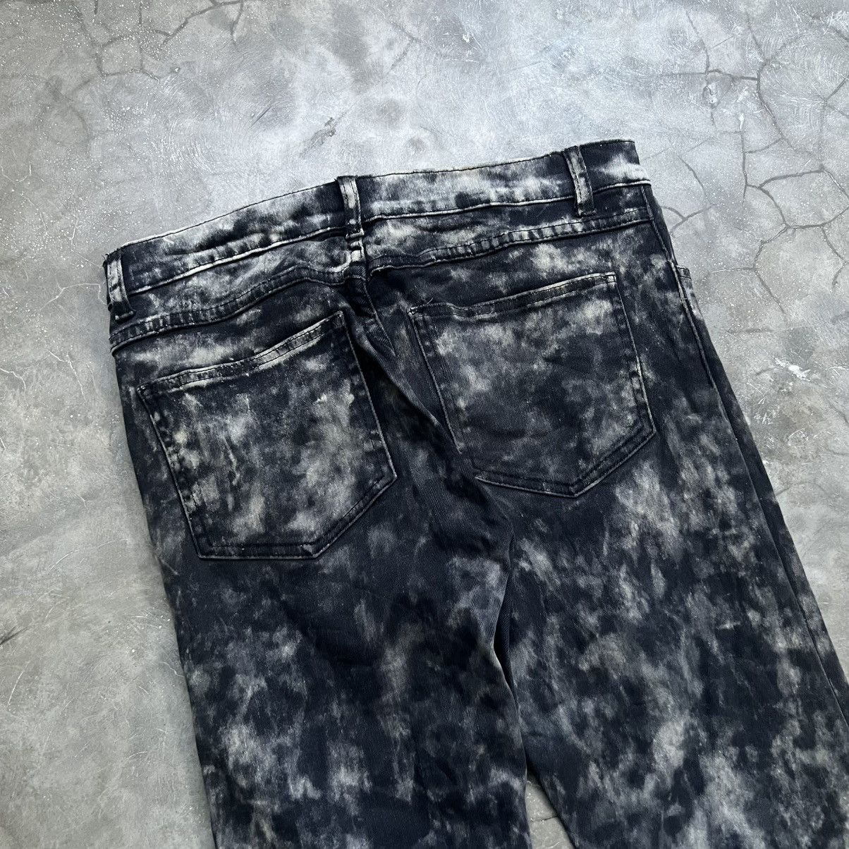 If Six Was Nine 2000s Cavaria Vkei Style Distressed Acid Wash Denim Size US 31 - 4 Thumbnail