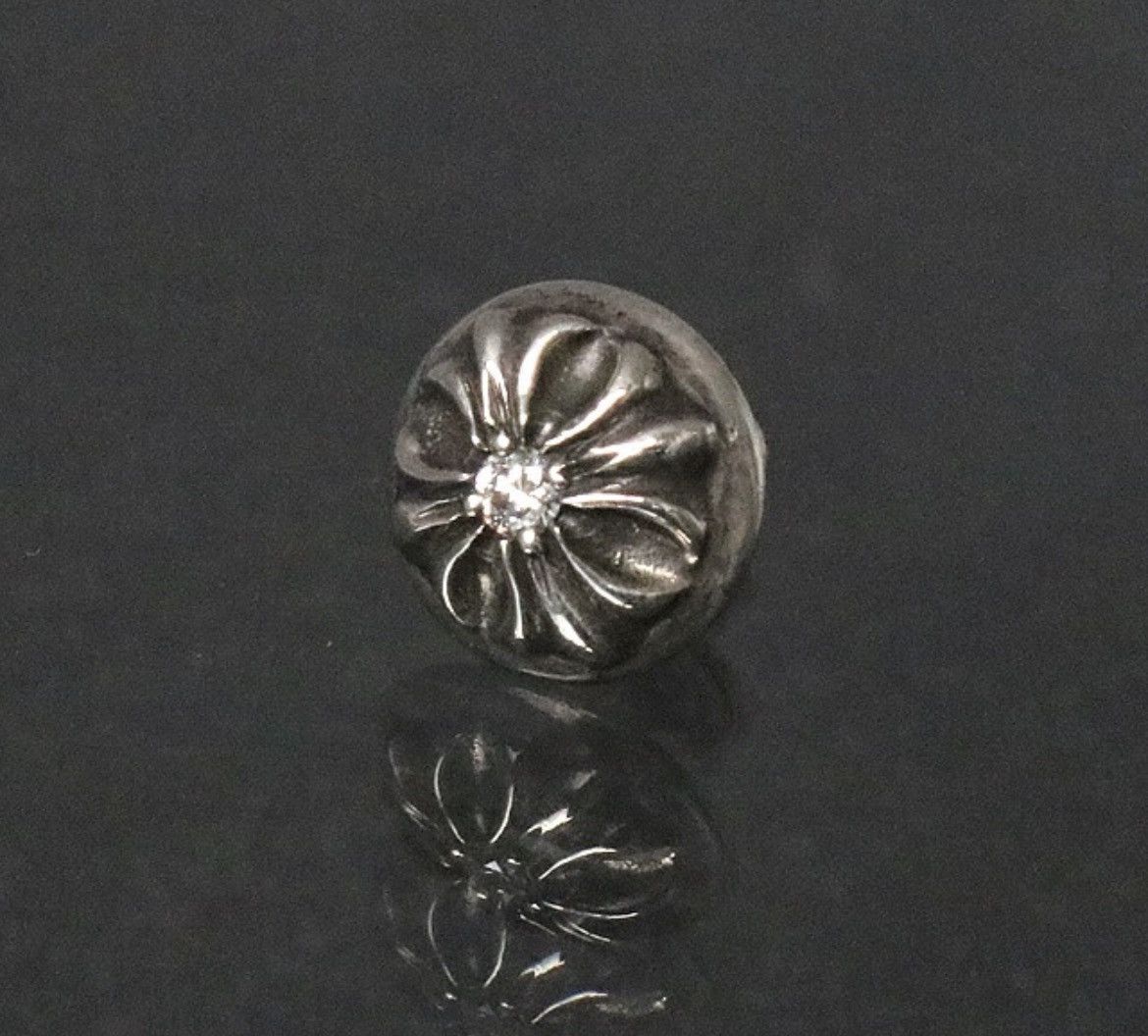 Chrome Hearts Chrome Hearts Cross ball stud earring diamond Size ONE SIZE - 1 Thumbnail