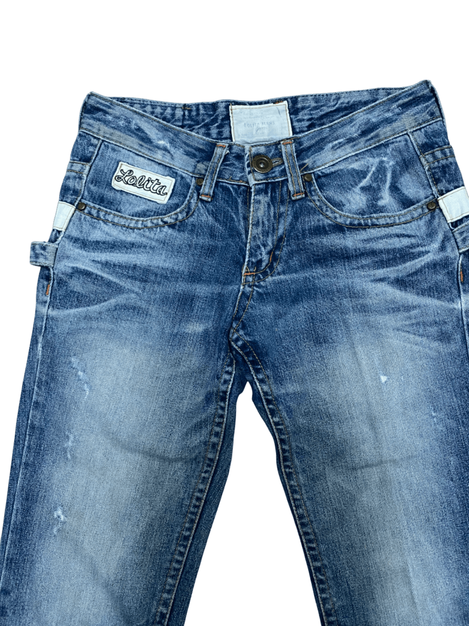 If Six Was Nine Lolita By Club Distressed Denim Size 30" / US 8 / IT 44 - 4 Thumbnail
