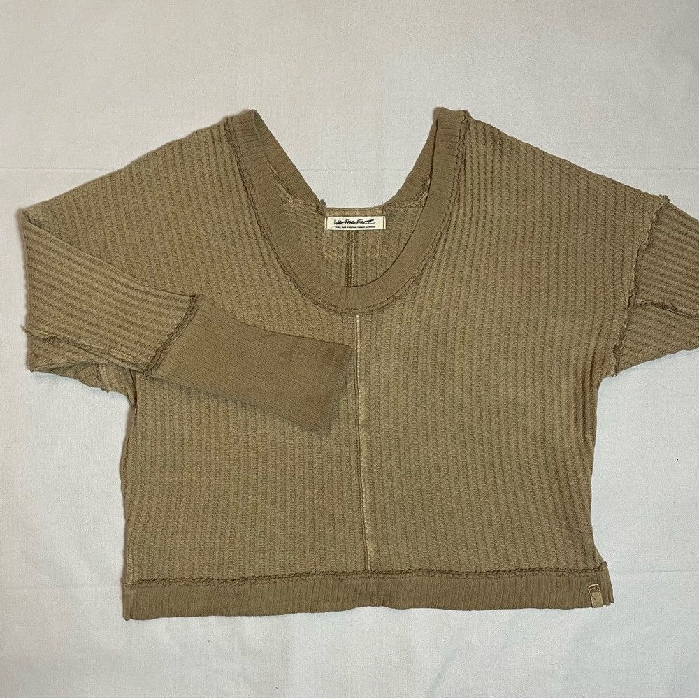 Free People New Free People New Magic Thermal Long Sleeve Golden Olive Size S / US 4 / IT 40 - 6 Thumbnail