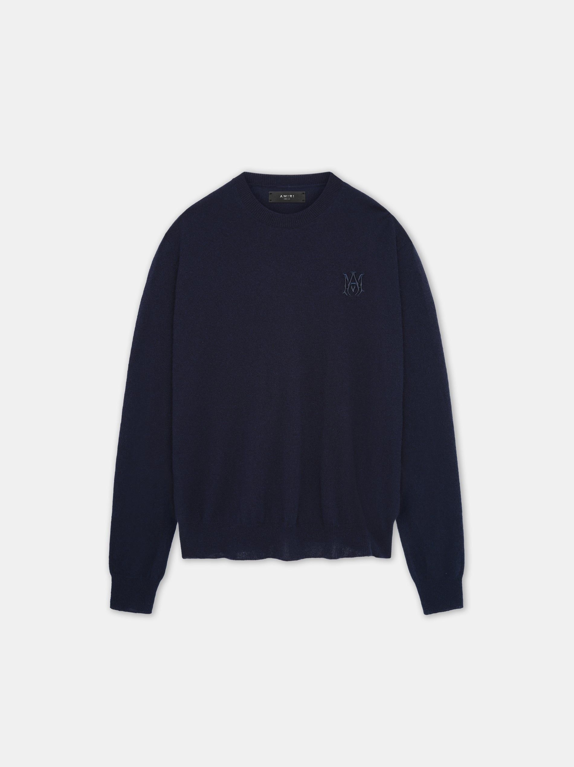 Amiri o1s1wg110925 MA Crewneck Sweater in Navy Size US M / EU 48-50 / 2 - 1 Thumbnail