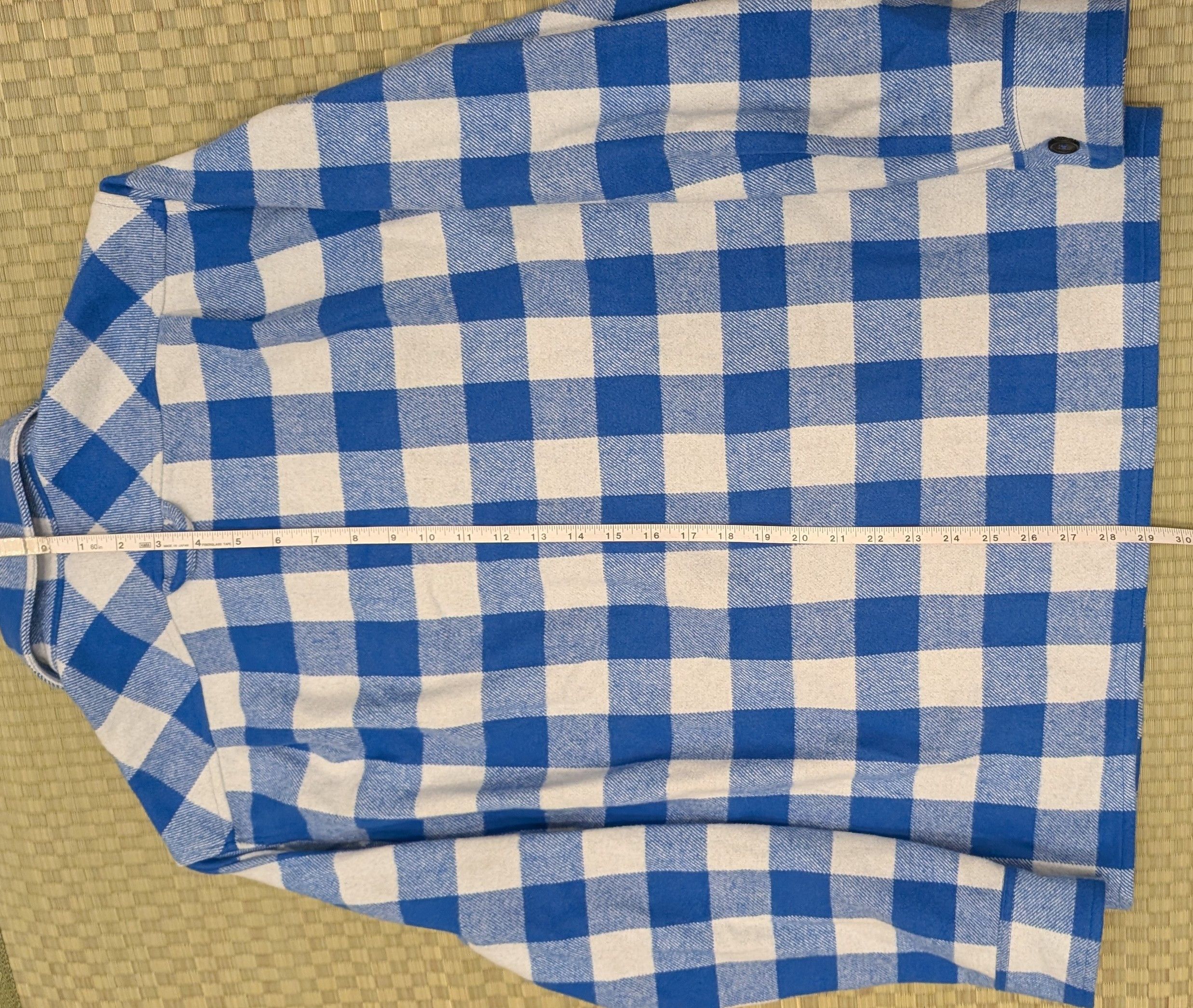 Other Anian Blue Plaid Thick Blanket Flannel Made in Canada Size US M / EU 48-50 / 2 - 6 Thumbnail