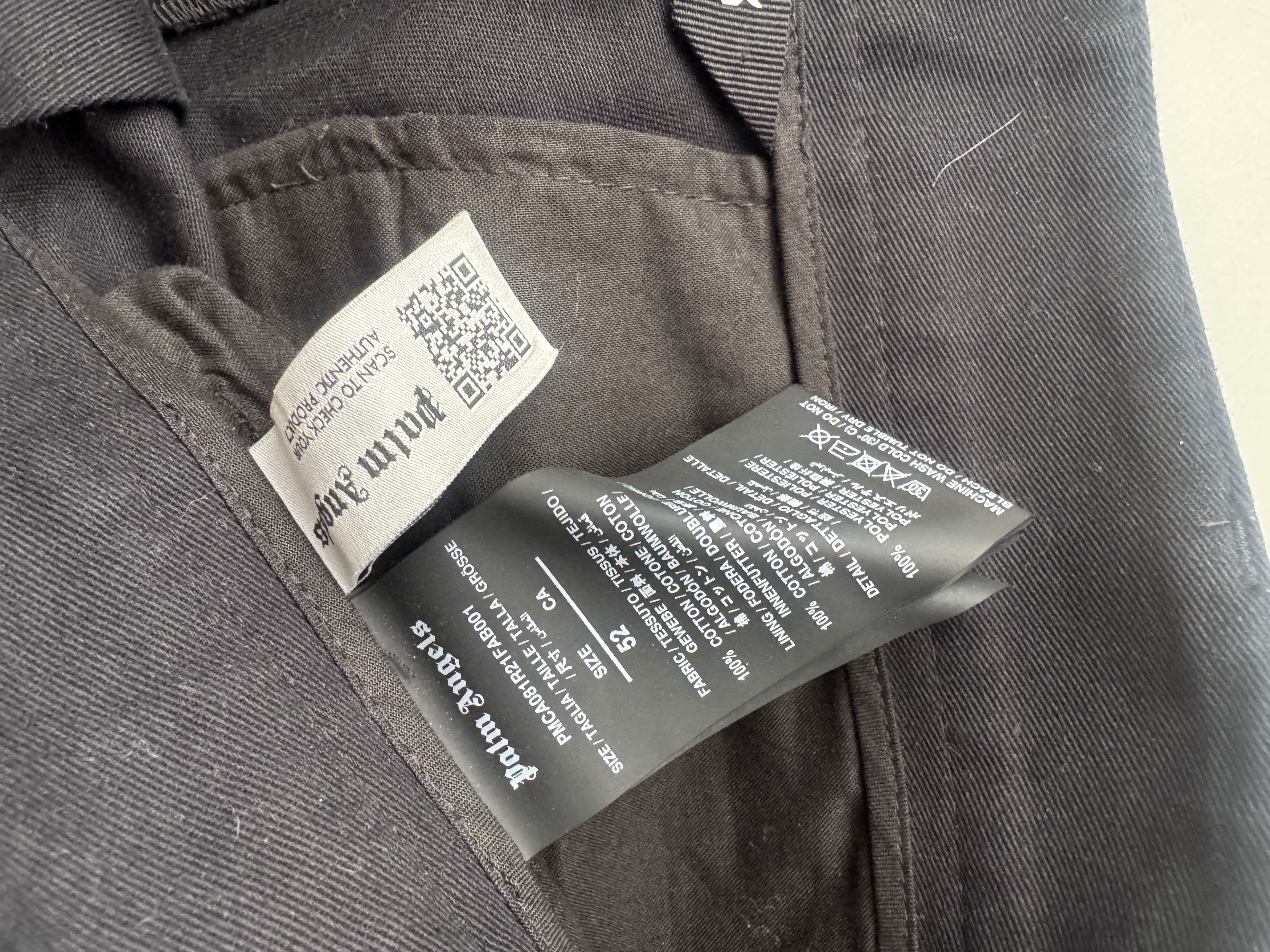 Palm Angels PALM ANGELS LOGO STRAIGHT LEG PANTS Size US 36 / EU 52 - 6 Thumbnail