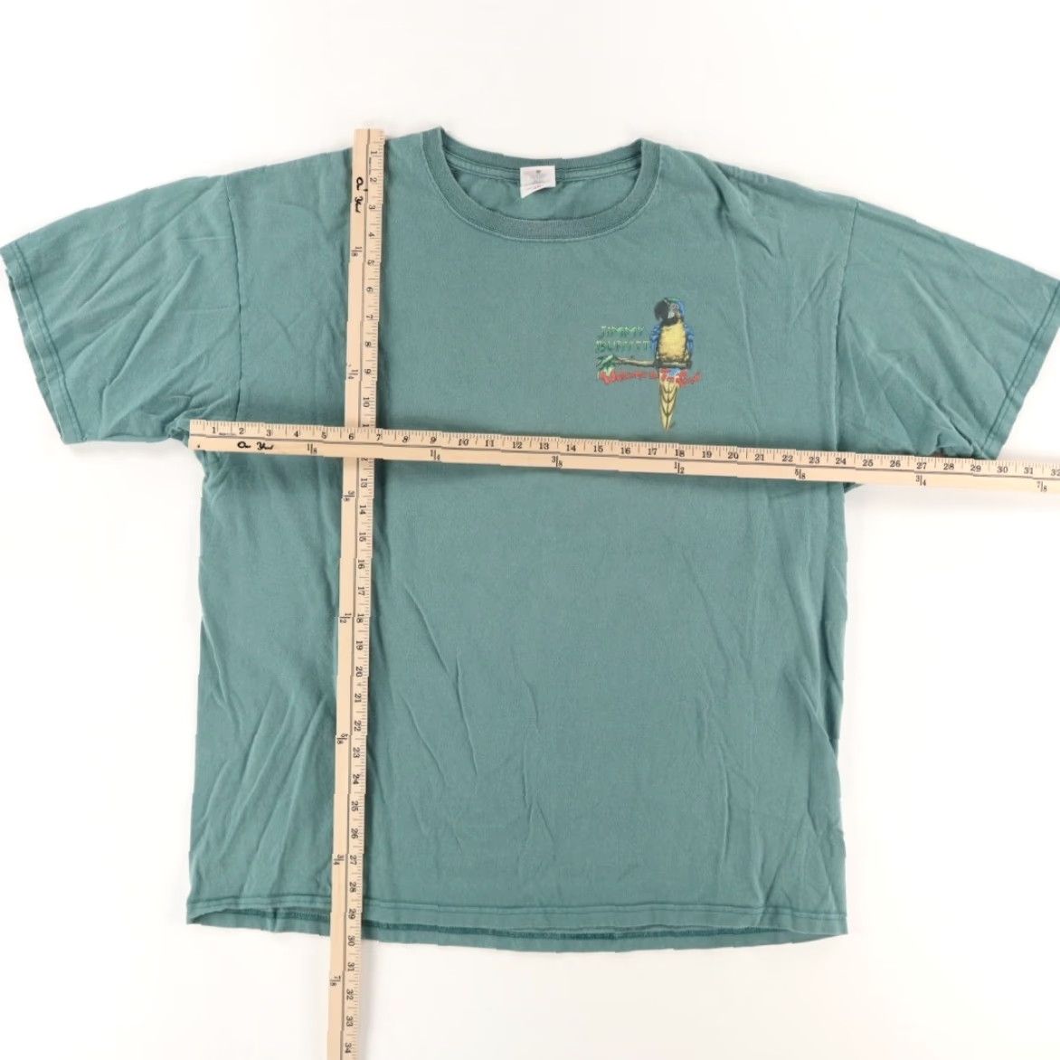 Anvil VINTAGE Anvil Jimmy Buffett Welcome to Finland Tour 2011 Solid T-Shirt Green 2X Men's Shirt Size US XXL / EU 58 / 5 - 3 Thumbnail