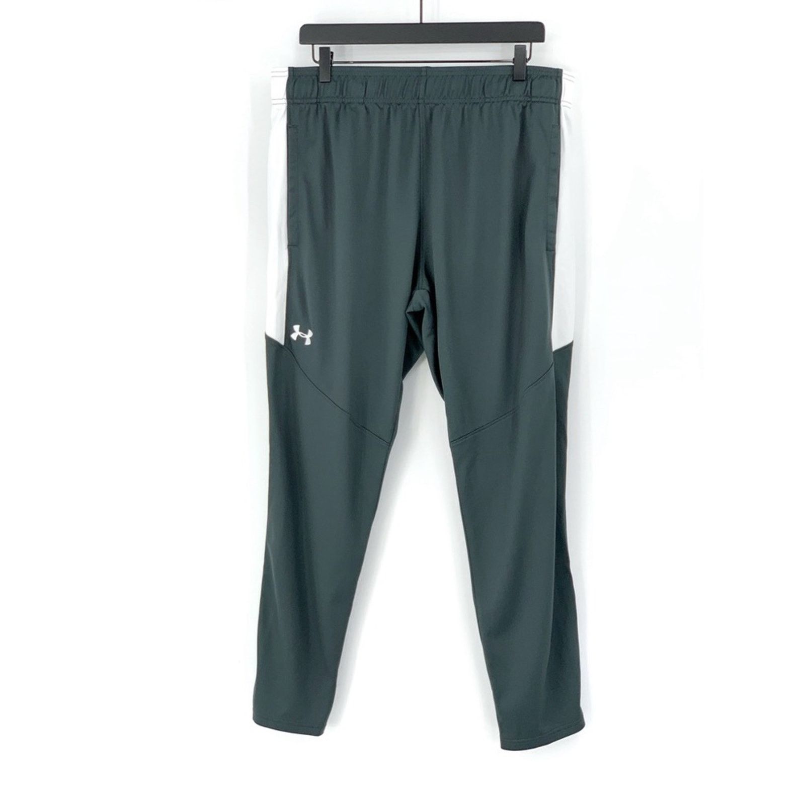Under Armour UNDER ARMOUR Rival Knit Men's Sweat Pants Grey White XL Size US 36 / EU 52 - 1 Thumbnail
