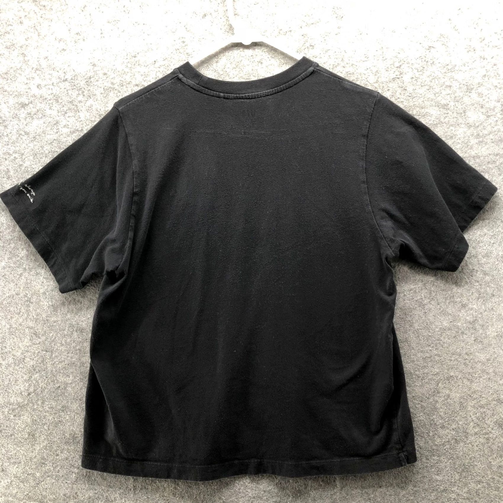 Uniqlo Uniqlo Mickey Embroidered T-Shirt Black Short Sleeve Pocket Womens XL Crew Neck Buttonless Pullover Cotton Jersey All Seasons Casual Vintage: No Size XL / US 12-14 / IT 48-50 - 2 Thumbnail