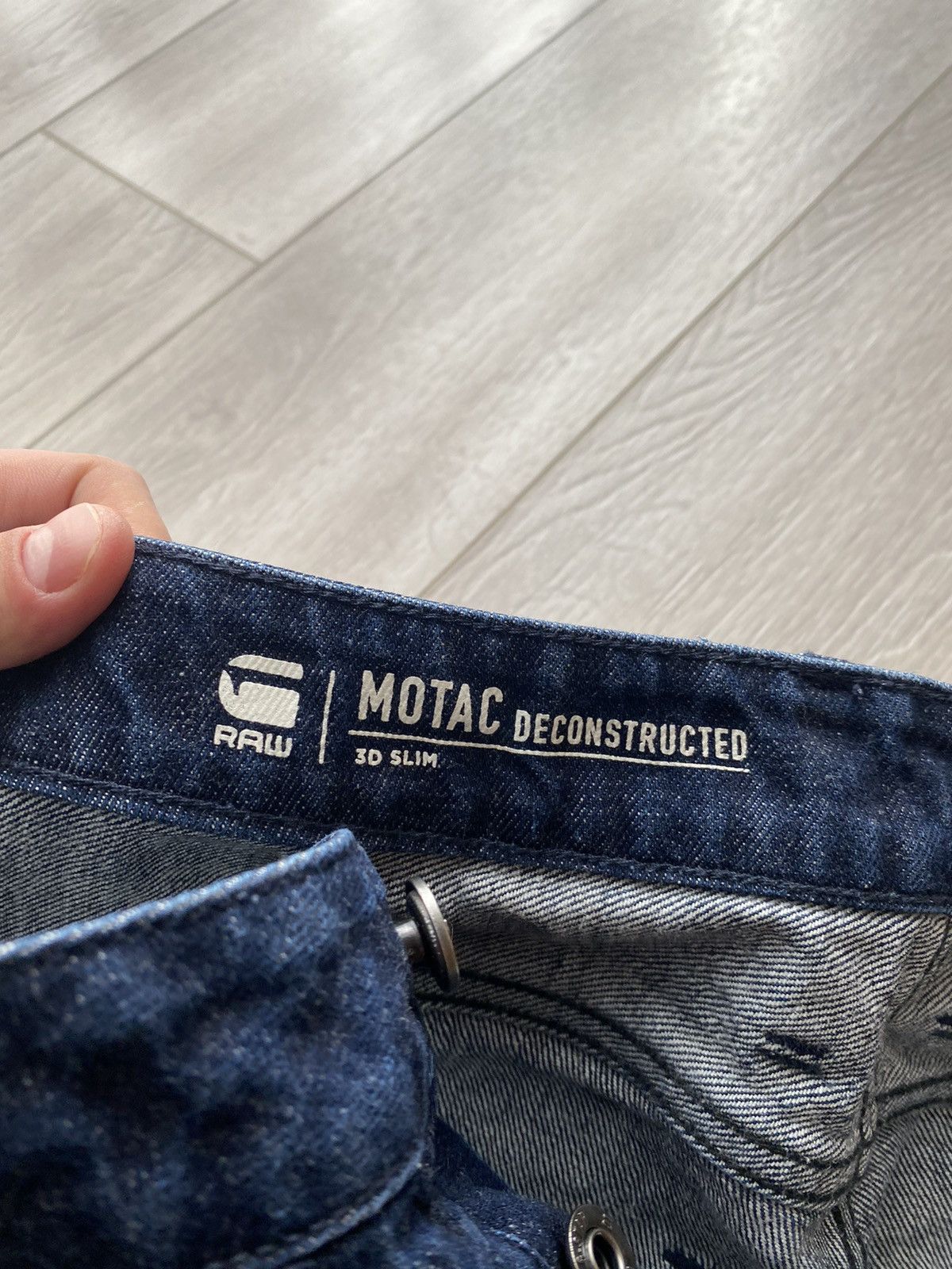G-Star G Star Raw Motac Sec 3d Slim Dark Gray Denim Jeans Size US 30 / EU 46 - 8 Thumbnail