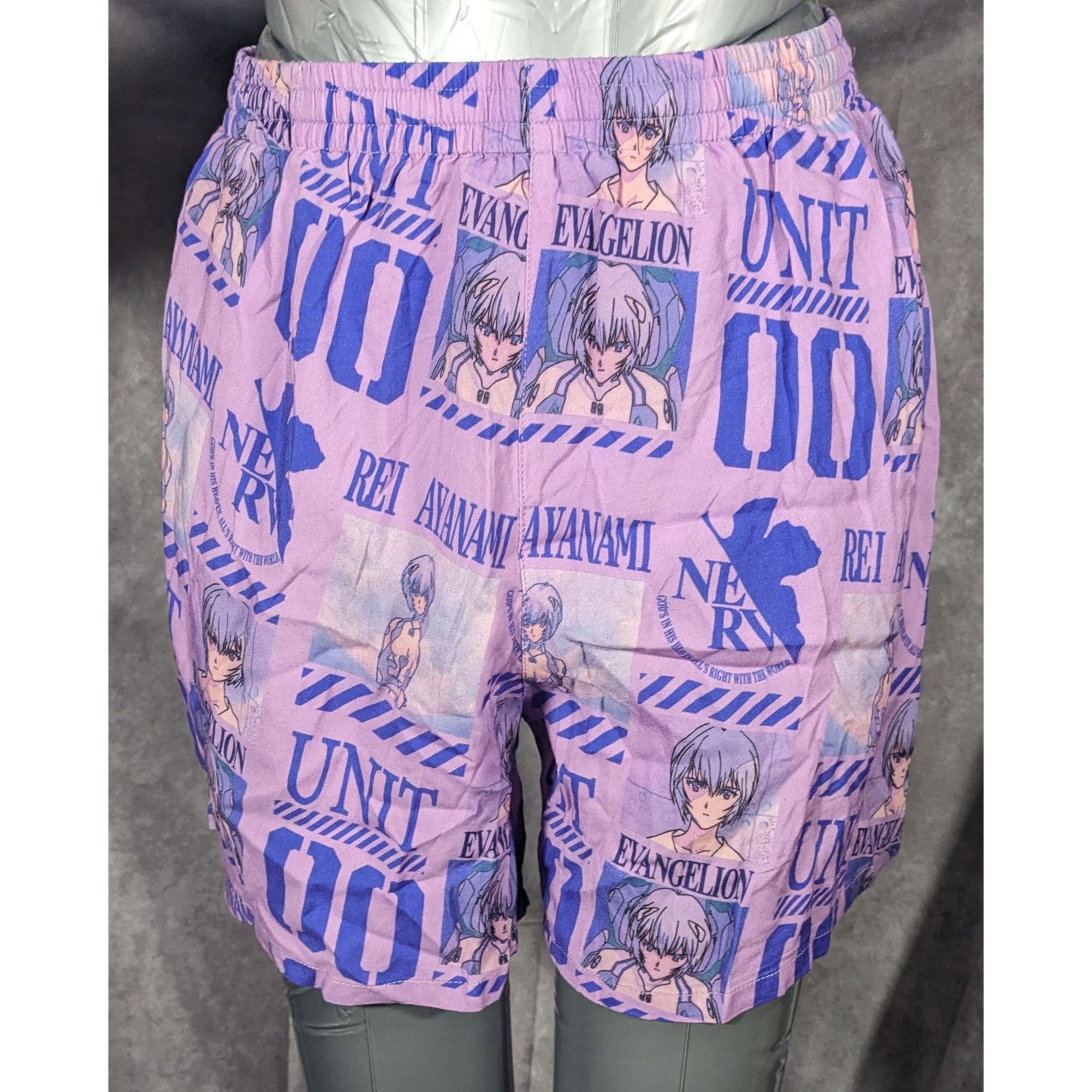 Other Evangelion Eva Unit Purple Shorts With Mesh Lining Size XS Size US 26 / EU 42 - 6 Thumbnail