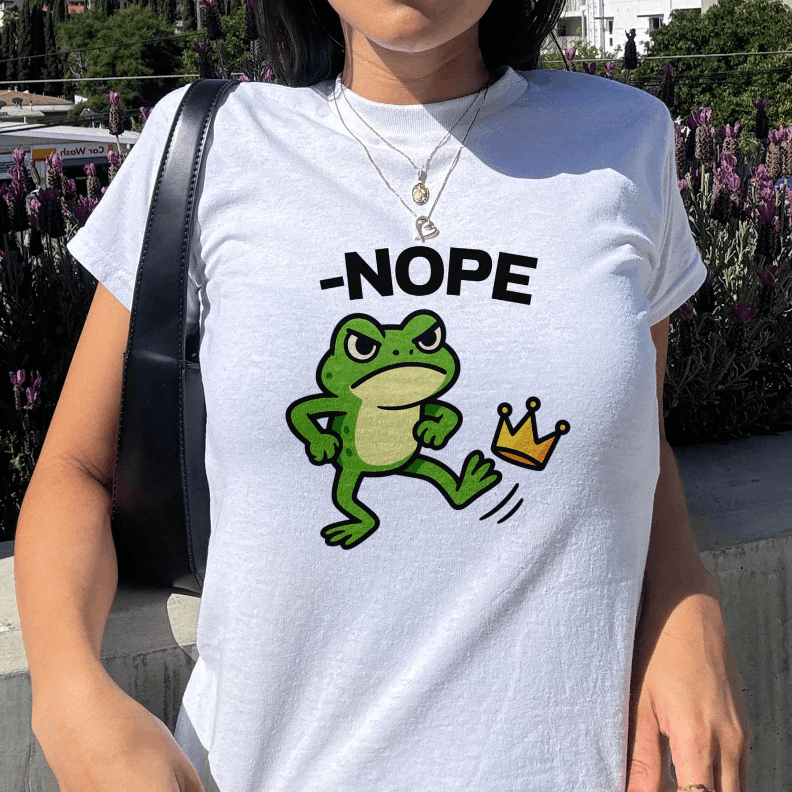Other No Kings Baby Tee – Retro Y2K Graphic Tee Size S / US 4 / IT 40 - 2 Thumbnail