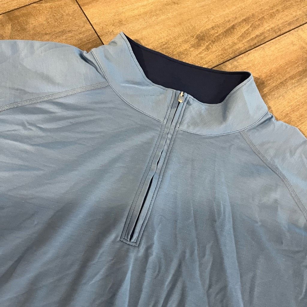 Peter Millar Peter Millar Blue Athletic Quarterzip Pullover Men XXL Size US XXL / EU 58 / 5 - 2 Thumbnail