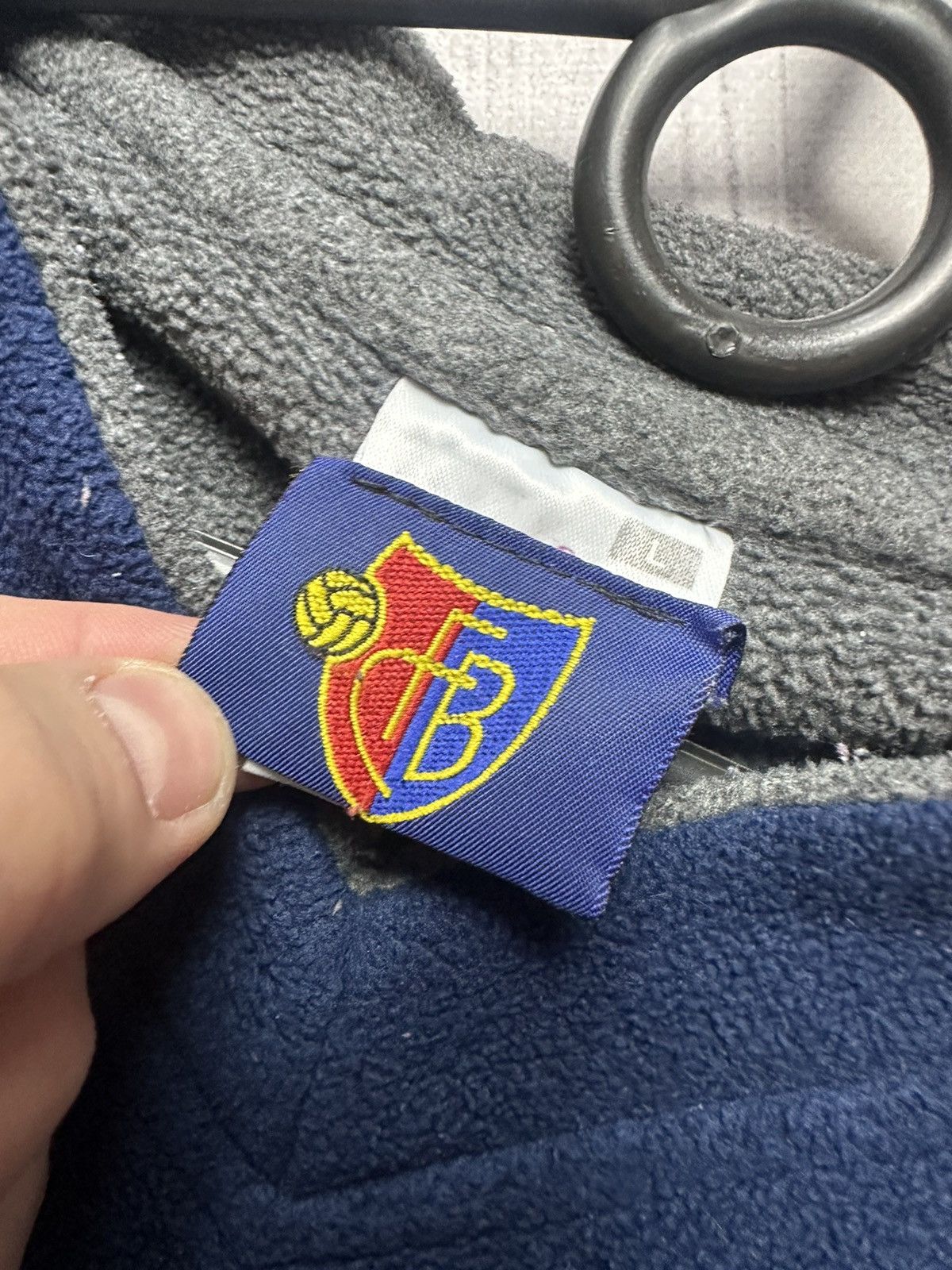 Vintage Vintage Basel soccer fleece hoodie size L Size US L / EU 52-54 / 3 - 4 Thumbnail