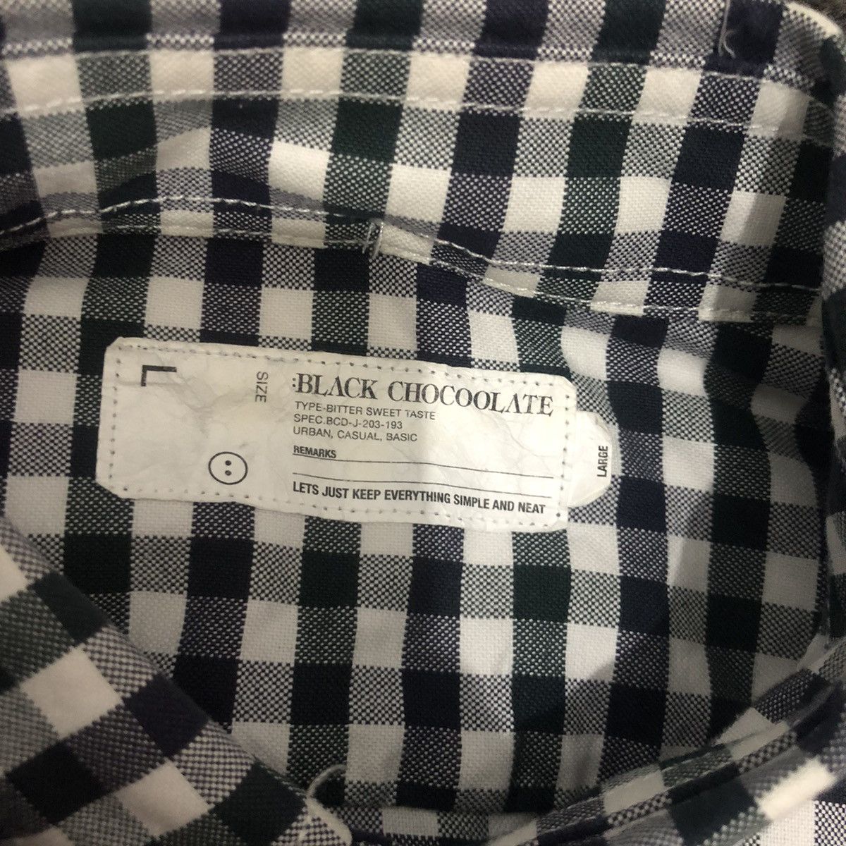 Other Black chocoolate long sleeve stripe shirt Size US L / EU 52-54 / 3 - 3 Thumbnail
