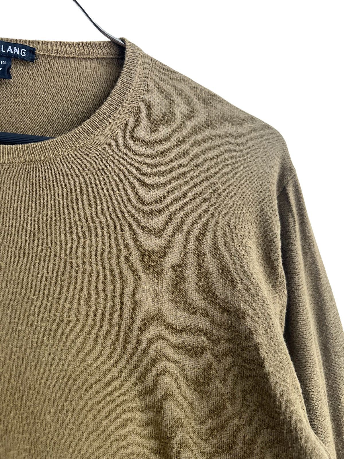 Helmut Lang RARE 1980s Helmut Lang Olive Crewneck Knitwear Sweater Size US M / EU 48-50 / 2 - 6 Thumbnail