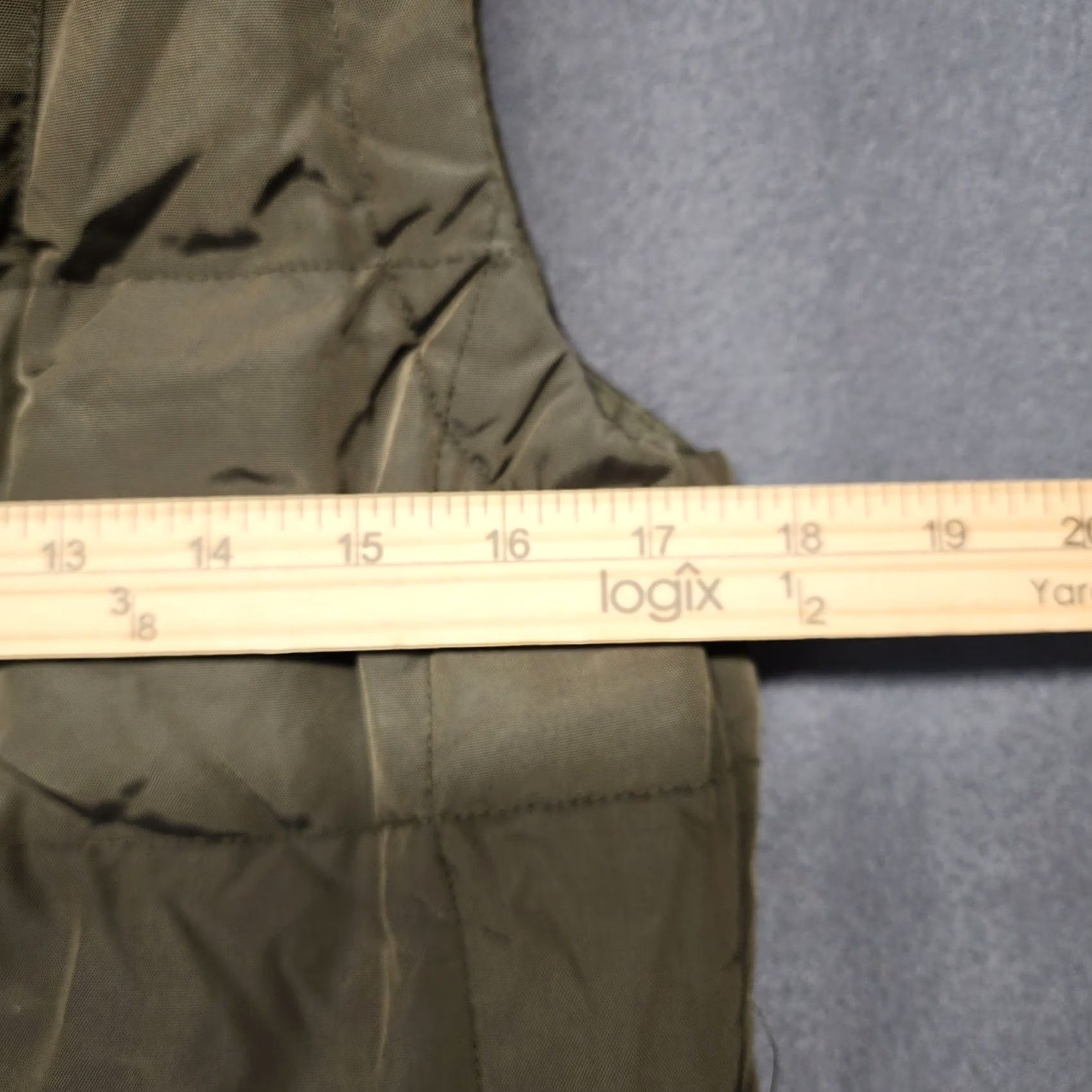 Eddie Bauer VINTAGE Eddie Bauer Yukon Model Down Vest Womens M Olive EB550 Goose Fur Collar Vest Size M / US 6-8 / IT 42-44 - 5 Thumbnail