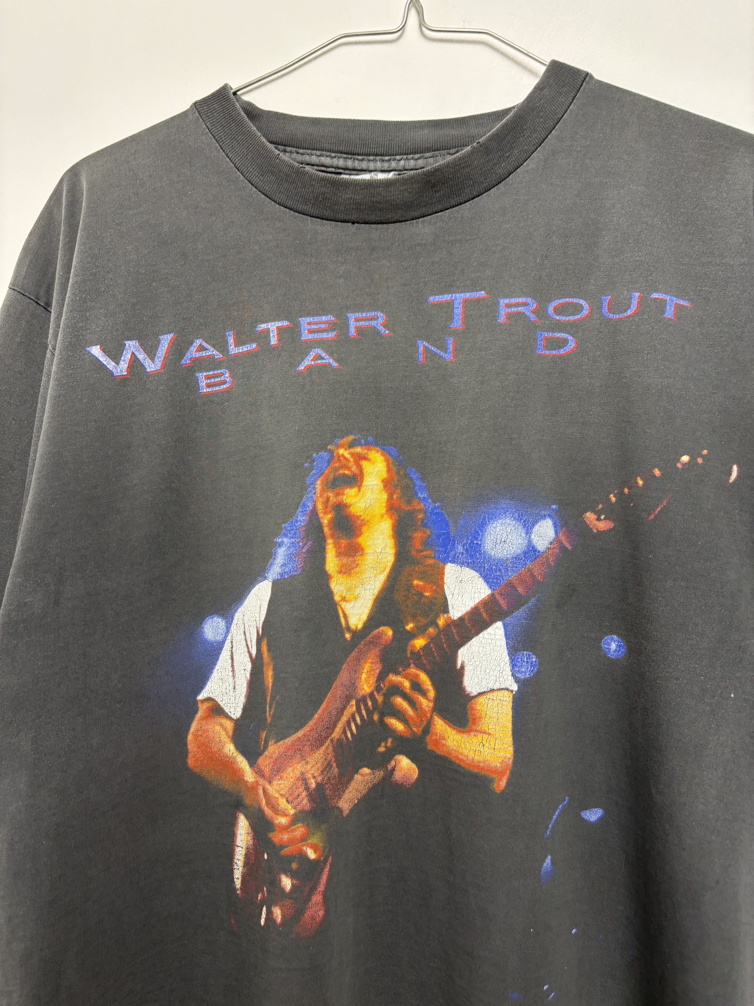 Band Tees Vintage 1994 Walter Trout Band Tour Faded Tee Size US XL / EU 56 / 4 - 3 Thumbnail