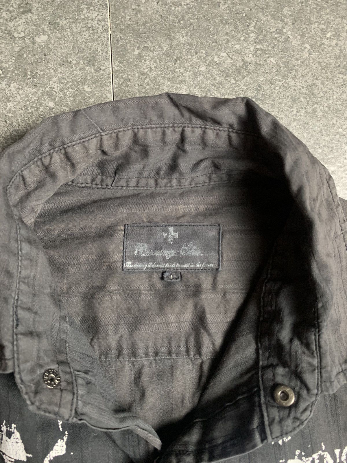 Japanese Brand 2000s Bernings Sho Poem Skull Shirt Size US M / EU 48-50 / 2 - 6 Thumbnail