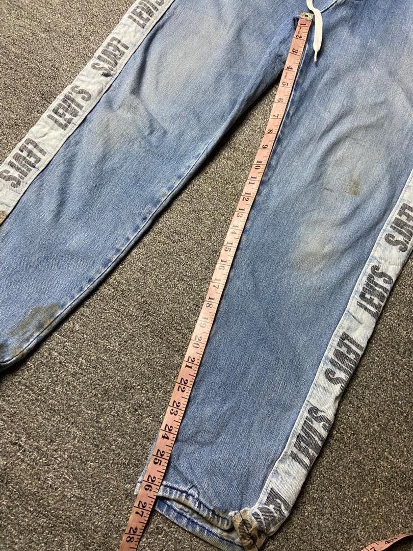 Levi's Levis Hi-Ball Roll Logo Side Stripe Denim Jogger (174) Size US 33 - 7 Thumbnail